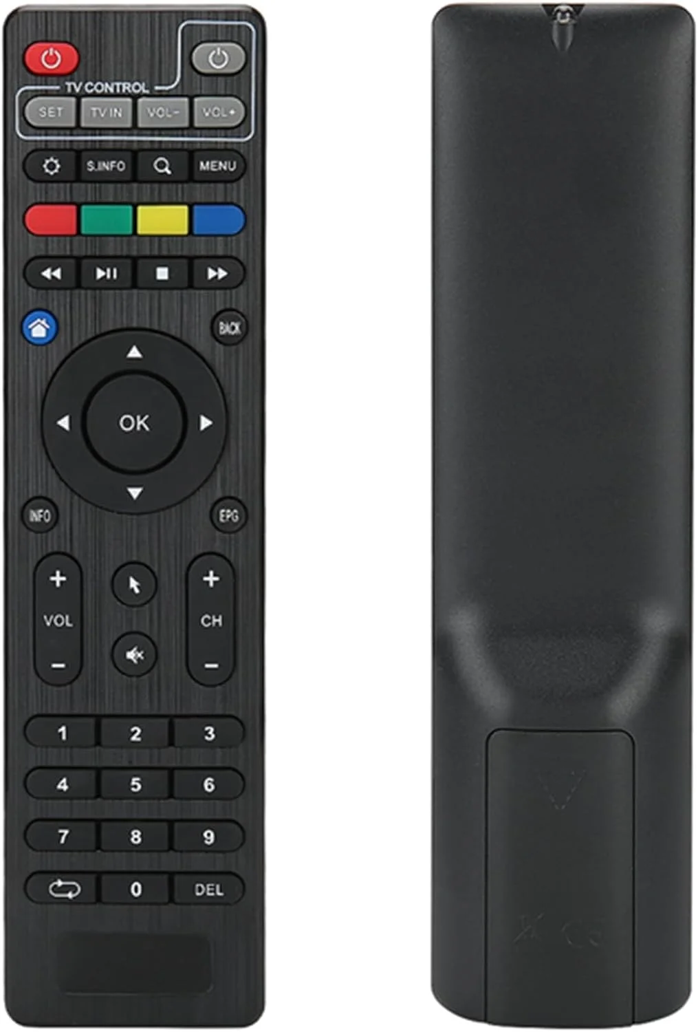 ریموت کنترل تلویزیون یونیورسال Yctze سازگار با جعبه‌های Tvip412، Tvip415، Tvip605، TvipS300، جایگزین برای Tvip S-box V.605 و IPTV Remote Sbox V525