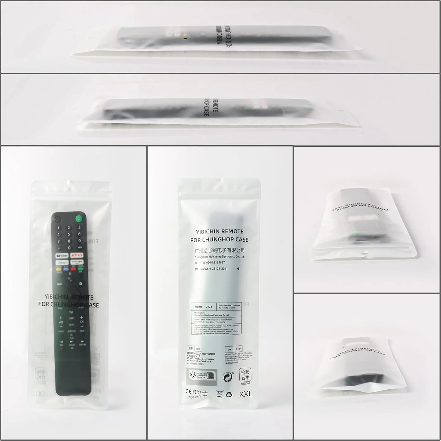 ریموت کنترل صوتی جایگزین YiBiChin مدل RMF-TX520U برای تلویزیون سونی MG3-TX520U, KD-43X, KD-50X, XR-50X, XR-55A, XR85Z9J, XR85X95J, XR83A90J