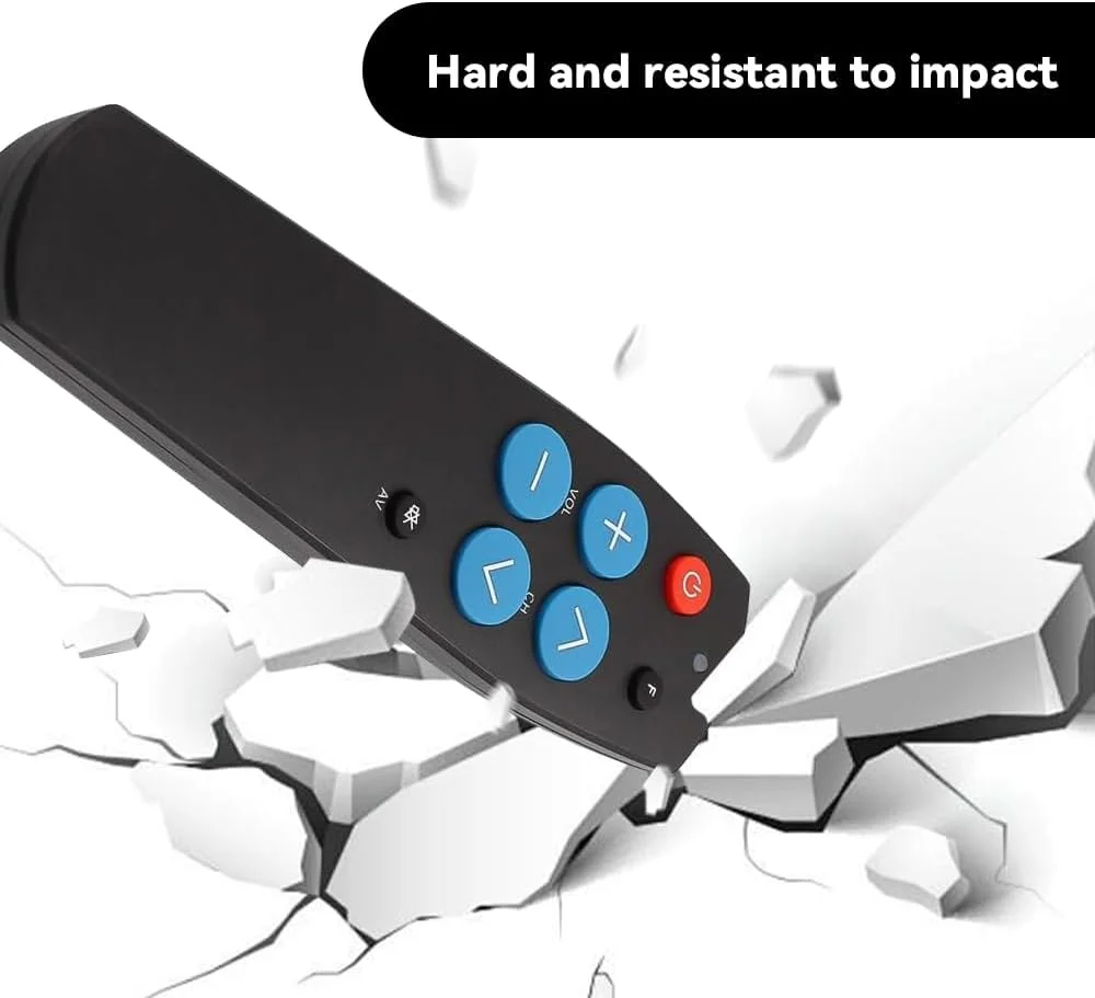 ریموت کنترل جهانی YANGUN با دکمه های بزرگ، ریموت کنترل تلویزیون مناسب سالمندان با دکمه های بزرگ، ریموت کنترل تلویزیون با دکمه های بزرگ برای تلویزیون و دستگاه های کابل IR
