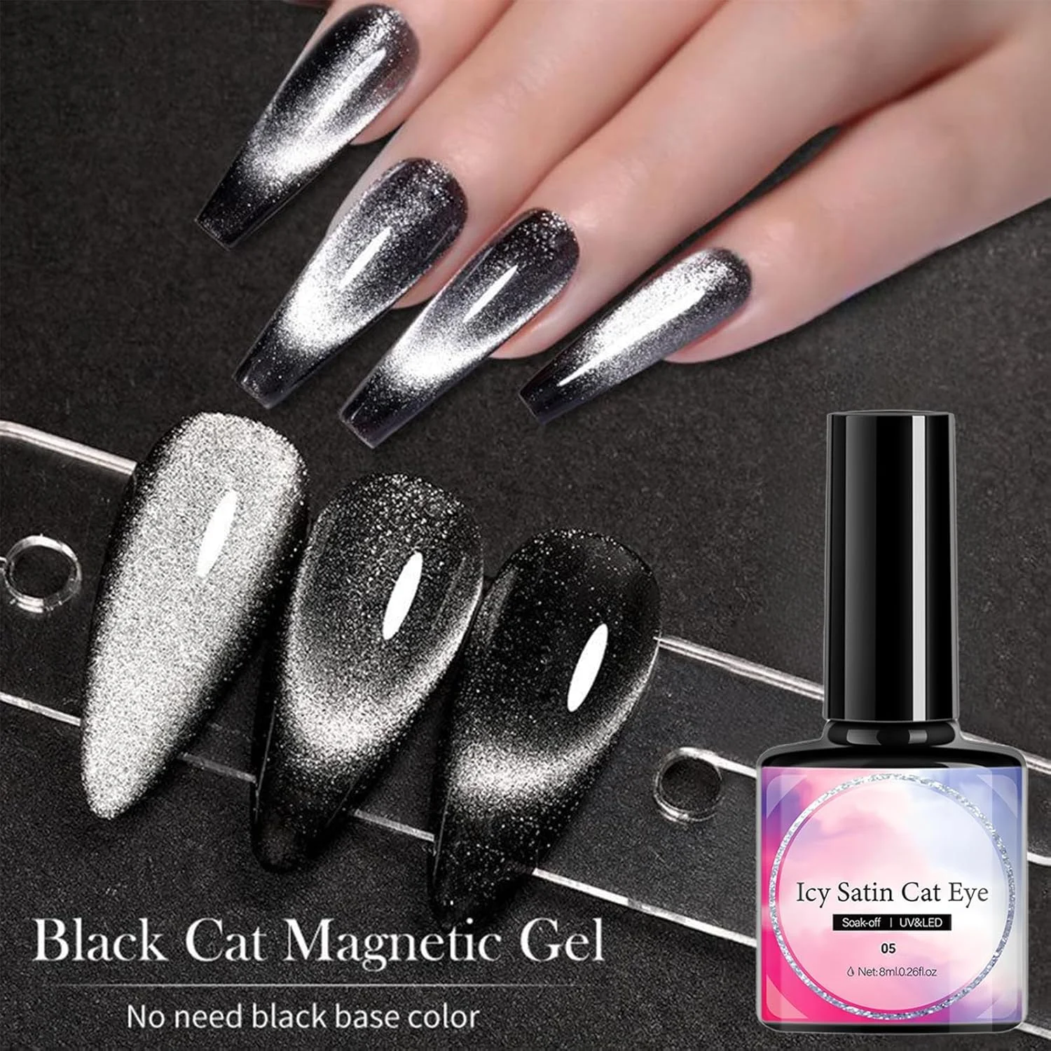 ست لاک ژل چشم گربه ای اکلیلی هولوگرافیک 6 عددی آزون با آهنربا، لاک ژل مغناطیسی رنگین کمانی پاستلی، برای زنان و دختران، ست لاک ژل UV خیساندنی، نقره ای، قرمز، مشکی، آبی، رنگ بدن ست لاک ژل چشم گربه ای اکلیلی هولوگرافیک 6 عددی آزون با آهنربا، لاک ژل مغناطیسی رنگین کمانی پاستلی، برای زنان و دختران، ست لاک ژل UV خیساندنی، نقره ای، قرمز، مشکی، آبی، رنگ بدن