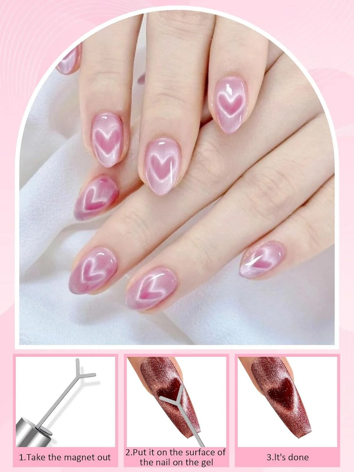 ست 54 عددی آهنربای چشم گربه ای ناخن، آهنربای لاک ژل چشم گربه ای برای ناخن، آهنرباهای 3 در 1 برای لاک ژل چشم گربه ای، ابزارهای طراحی ناخن با آهنرباهای چشم گربه ای، لوازم جانبی طراحی ناخن ست 54 عددی آهنربای چشم گربه ای ناخن، آهنربای لاک ژل چشم گربه ای برای ناخن، آهنرباهای 3 در 1 برای لاک ژل چشم گربه ای، ابزارهای طراحی ناخن با آهنرباهای چشم گربه ای، لوازم جانبی طراحی ناخن