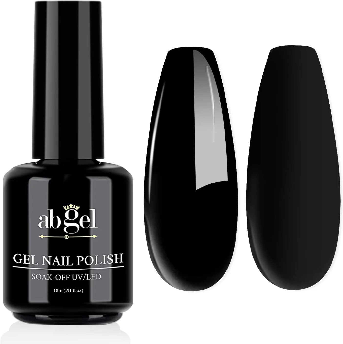 لاک ژل ای بی (مشکی، 15 میلی لیتر، 0.5 fl. oz) لاک ژل ای بی (مشکی، 15 میلی لیتر، 0.5 fl. oz)