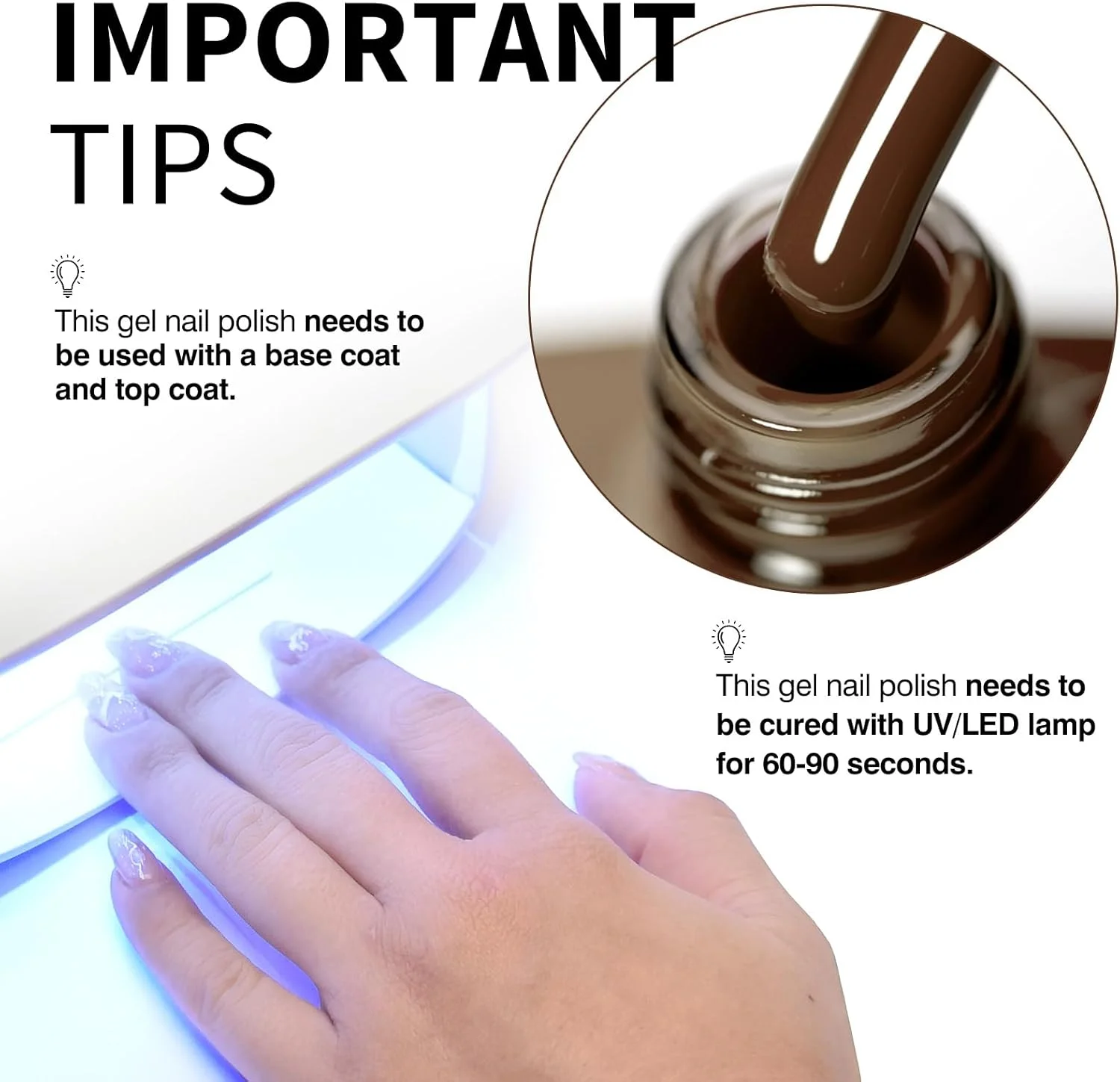 لاک ژل قهوه ای تیره CANNI، 1 عدد لاک ژل قهوه ای، لاک ژل قهوه ای ایرلندی، لاک ناخن ژلی براق، لاک ژل یو وی، مانیکور ناخن فرانسوی، مناسب برای سالن و استفاده شخصی لاک ژل قهوه ای تیره CANNI، 1 عدد لاک ژل قهوه ای، لاک ژل قهوه ای ایرلندی، لاک ناخن ژلی براق، لاک ژل یو وی، مانیکور ناخن فرانسوی، مناسب برای سالن و استفاده شخصی