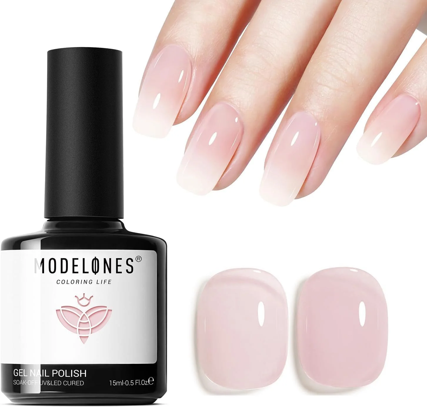 لاک ژل ژله ای Modelones، 15 میلی لیتر، رنگ های خنثی، سفید شیری، صورتی هلویی، لاک ژل نیمه شفاف، مناسب برای استفاده با دستگاه LED، مناسب برای طراحی ناخن در خانه، ترند جدید ناخن های صابونی 2025، هدیه لاک ناخن شفاف برای دختران و زنان لاک ژل ژله ای Modelones، 15 میلی لیتر، رنگ های خنثی، سفید شیری، صورتی هلویی، لاک ژل نیمه شفاف، مناسب برای استفاده با دستگاه LED، مناسب برای طراحی ناخن در خانه، ترند جدید ناخن های صابونی 2025، هدیه لاک ناخن شفاف برای دختران و زنان