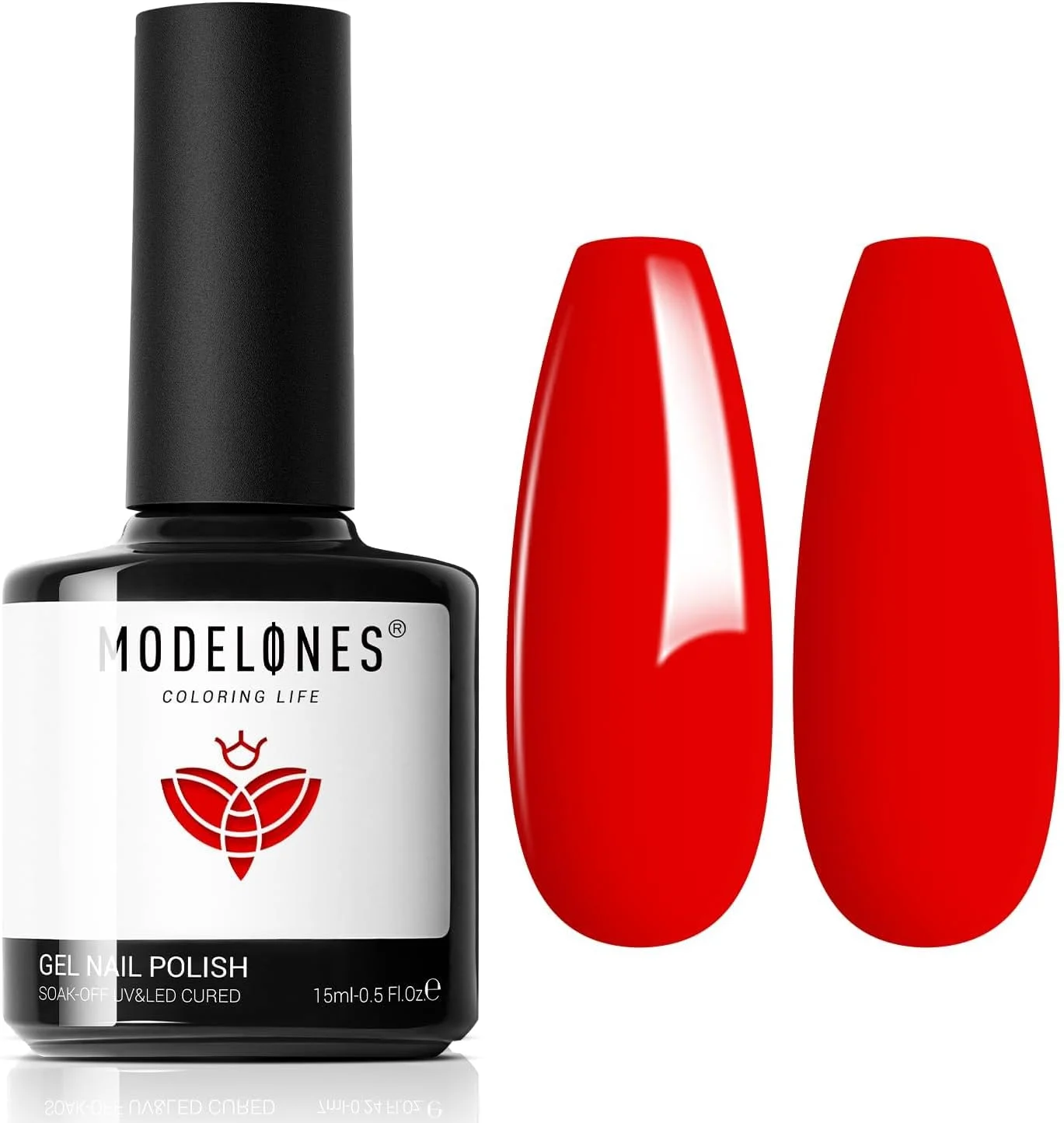 لاک ژل ناخن قرمز مدلونز، 15 میلی لیتر لاک ژل LED برای مانیکور، هدیه هنر ناخن سالن DIY برای زنان، دختران و دوستداران ناخن لاک ژل ناخن قرمز مدلونز، 15 میلی لیتر لاک ژل LED برای مانیکور، هدیه هنر ناخن سالن DIY برای زنان، دختران و دوستداران ناخن