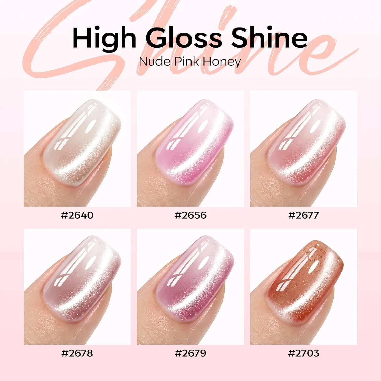 لاک ژل چشم گربه ای Modelones، 6 رنگ لاک ژل نود، صورتی، اکلیلی، قهوه ای با آهنربا، سری کهکشانی، کیت لاک ناخن، مناسب استفاده در سالن و منزل لاک ژل چشم گربه ای Modelones، 6 رنگ لاک ژل نود، صورتی، اکلیلی، قهوه ای با آهنربا، سری کهکشانی، کیت لاک ناخن، مناسب استفاده در سالن و منزل