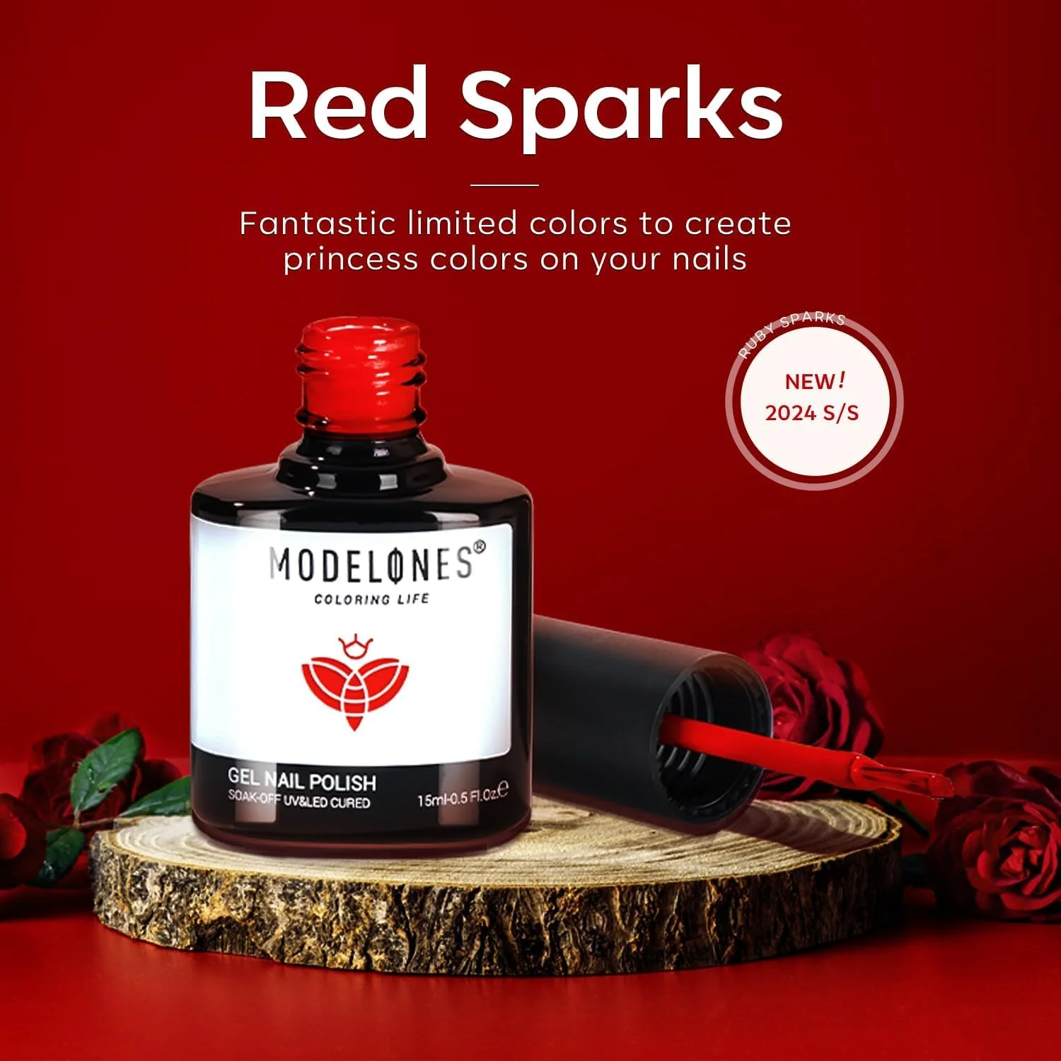 لاک ژل ناخن قرمز مدلونز، 15 میلی لیتر لاک ژل LED برای مانیکور، هدیه هنر ناخن سالن DIY برای زنان، دختران و دوستداران ناخن لاک ژل ناخن قرمز مدلونز، 15 میلی لیتر لاک ژل LED برای مانیکور، هدیه هنر ناخن سالن DIY برای زنان، دختران و دوستداران ناخن
