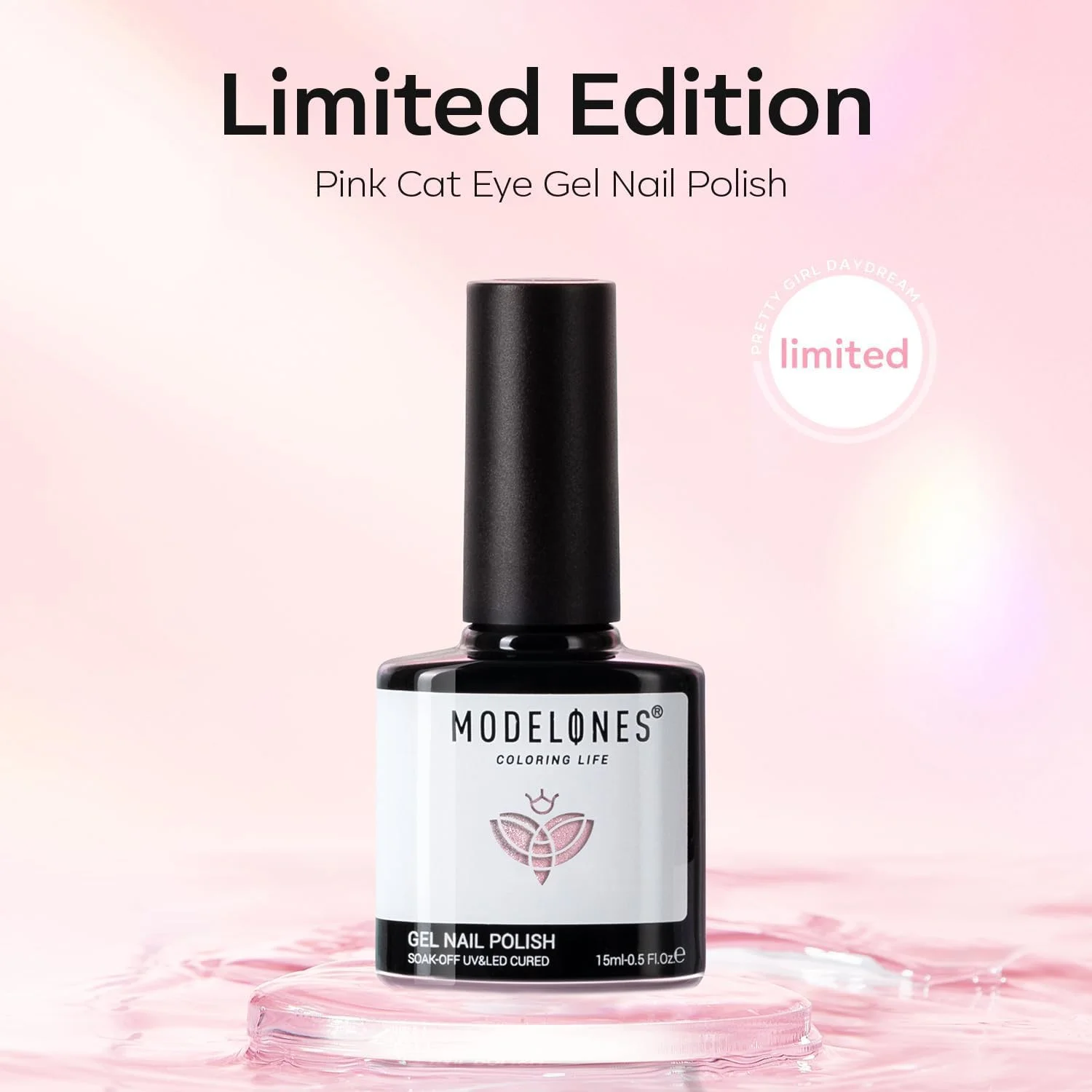 لاک ژل چشم گربه ای مدلونز، 15 میل، چشم گربه ای صورتی با آهنربا، لاک ژل ولنتاین صورتی، شیمر نقره ای، ژل مغناطیسی بازتابنده نیمه شفاف خیساندنی برای زنان و دختران لاک ژل چشم گربه ای مدلونز، 15 میل، چشم گربه ای صورتی با آهنربا، لاک ژل ولنتاین صورتی، شیمر نقره ای، ژل مغناطیسی بازتابنده نیمه شفاف خیساندنی برای زنان و دختران