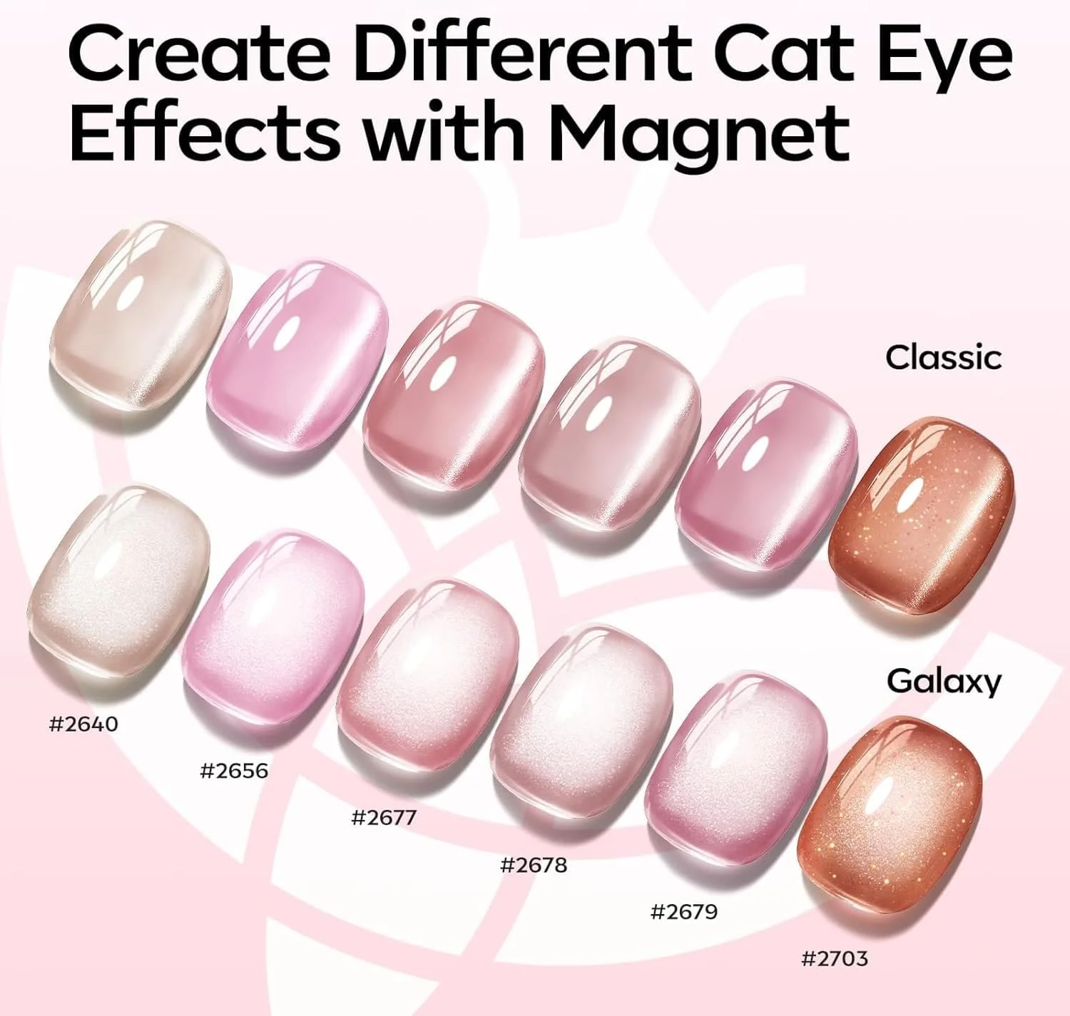 لاک ژل چشم گربه ای Modelones، 6 رنگ لاک ژل نود، صورتی، اکلیلی، قهوه ای با آهنربا، سری کهکشانی، کیت لاک ناخن، مناسب استفاده در سالن و منزل لاک ژل چشم گربه ای Modelones، 6 رنگ لاک ژل نود، صورتی، اکلیلی، قهوه ای با آهنربا، سری کهکشانی، کیت لاک ناخن، مناسب استفاده در سالن و منزل