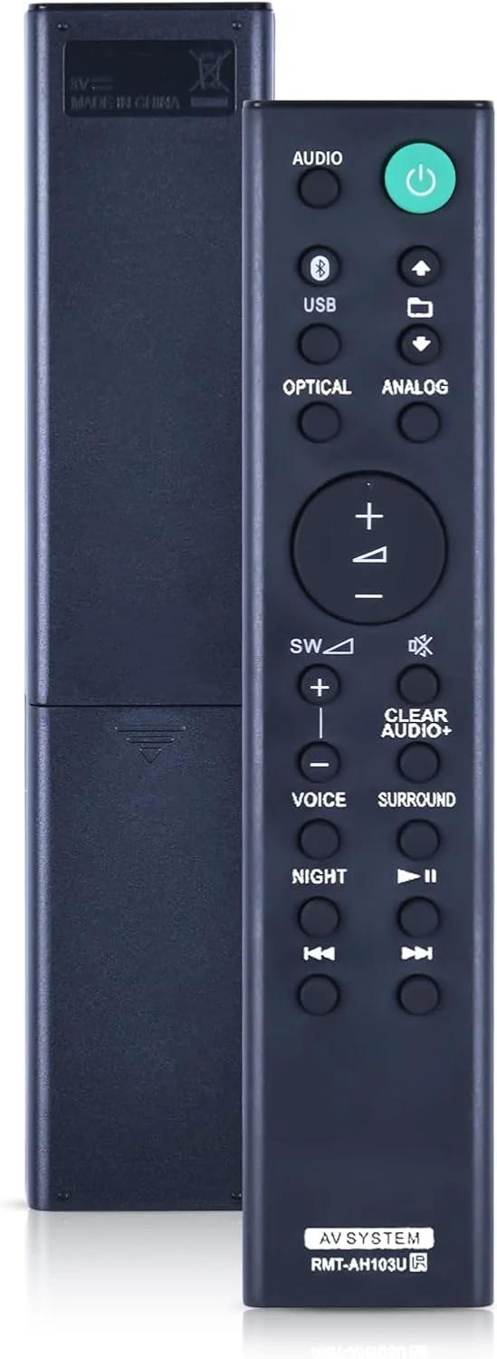 ریموت کنترل جایگزین جدید RMT-AH103U برای ساندبار سونی HT-CT80 HTCT80 HT-CT80BT HTCT80BT SA-CT80 SACT80 (RMTAH103U)(1-493-030-11)(149303011) ریموت کنترل جایگزین جدید RMT-AH103U برای ساندبار سونی HT-CT80 HTCT80 HT-CT80BT HTCT80BT SA-CT80 SACT80 (RMTAH103U)(1-493-030-11)(149303011)