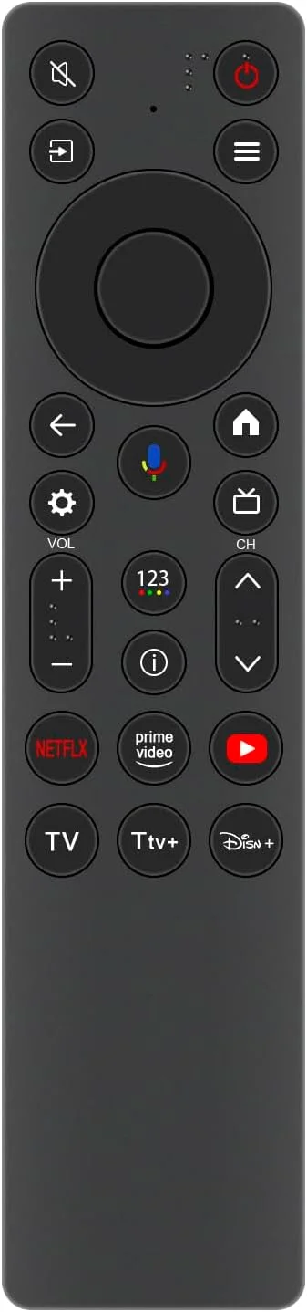 ریموت کنترل جایگزین VINABTY RC813A برای تلویزیون هوشمند TCL QLED 4K QD-Mini LED مدلهای 55QM6K، 65QM6K، 75QM6K، 85QM6K، 98QM6K ریموت کنترل جایگزین VINABTY RC813A برای تلویزیون هوشمند TCL QLED 4K QD-Mini LED مدلهای 55QM6K، 65QM6K، 75QM6K، 85QM6K، 98QM6K