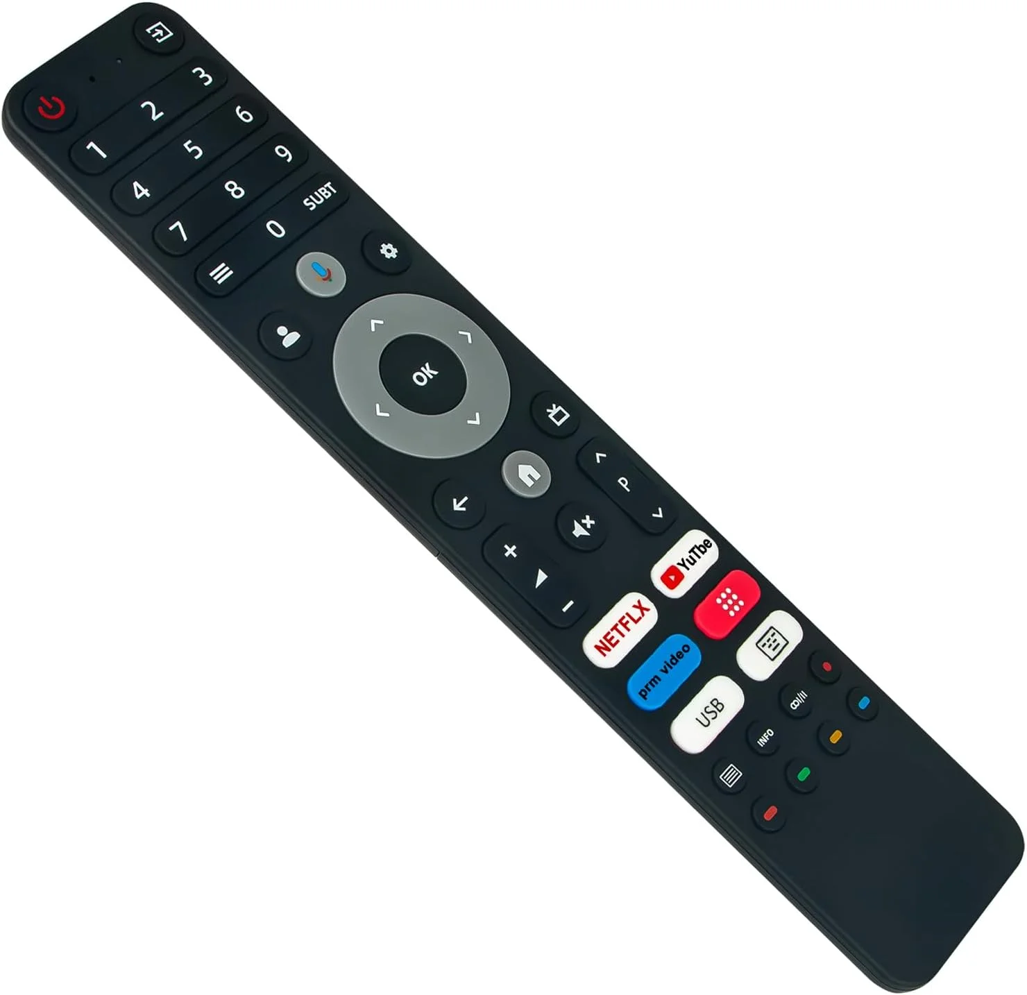 ریموت کنترل جایگزین VINABTY L32H7G با قابلیت صدا مناسب برای تلویزیون های BLAUPUNKT ChiQ QLED مدل های L32H7G L32H8CG L40H7G U43H7C U55QM8E U85QF8TG U50QM8E U43QM8G U75F8TG L40QH7G ریموت کنترل جایگزین VINABTY L32H7G با قابلیت صدا مناسب برای تلویزیون های BLAUPUNKT ChiQ QLED مدل های L32H7G L32H8CG L40H7G U43H7C U55QM8E U85QF8TG U50QM8E U43QM8G U75F8TG L40QH7G