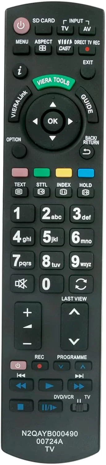 ریموت کنترل جایگزین VINABTY N2QAYB000490 زیر مجموعه N2QAYB000353 سازگار با تلویزیون هوشمند پاناسونیک N2QAYB000724 TX-L32S20BA TX-L32S20ES TX-L32S20L TX-L32U3E TX-L32UX3E TX-P50U20B TX-P50U20E ریموت کنترل جایگزین VINABTY N2QAYB000490 زیر مجموعه N2QAYB000353 سازگار با تلویزیون هوشمند پاناسونیک N2QAYB000724 TX-L32S20BA TX-L32S20ES TX-L32S20L TX-L32U3E TX-L32UX3E TX-P50U20B TX-P50U20E