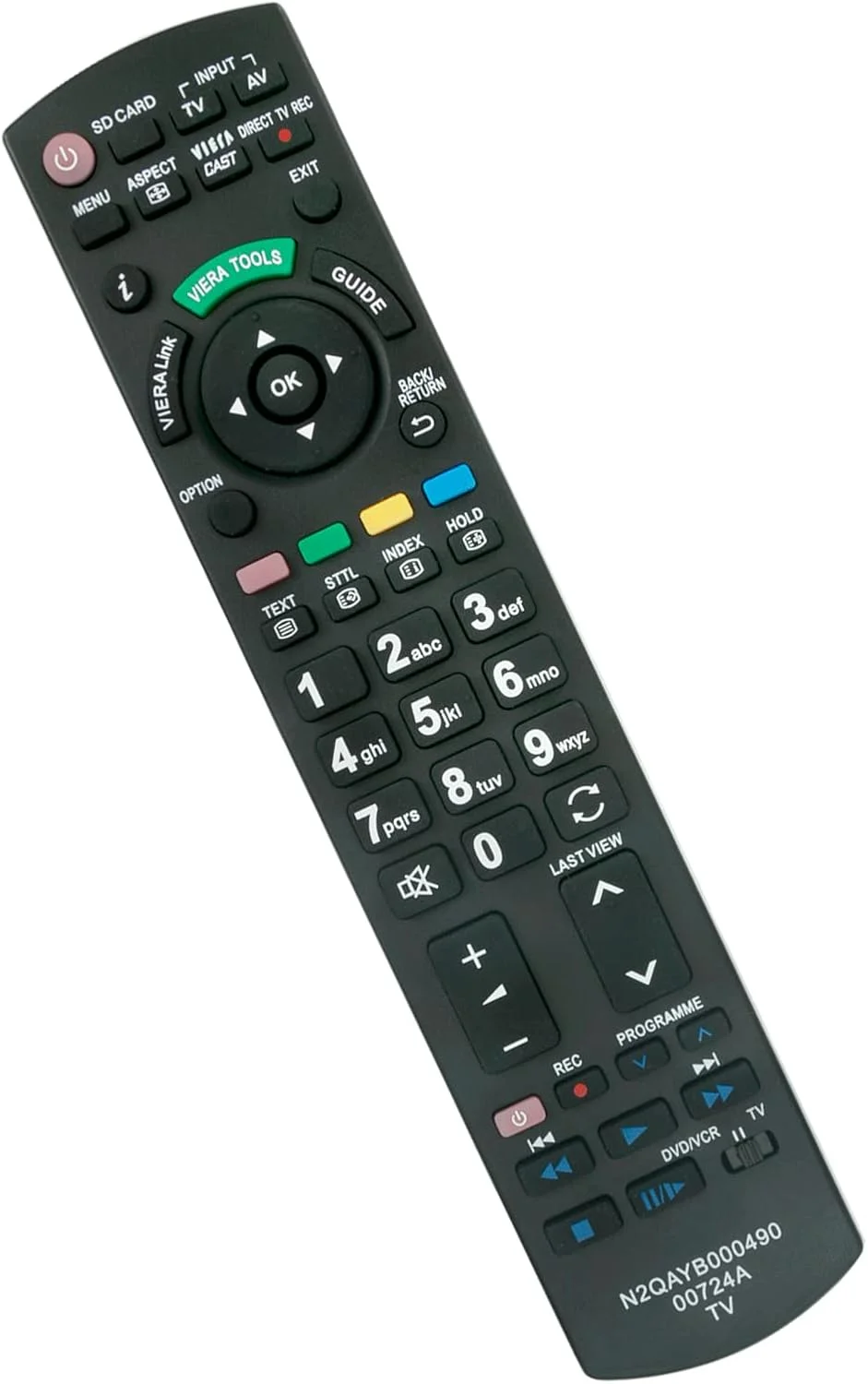 ریموت کنترل جایگزین VINABTY N2QAYB000490 زیر مجموعه N2QAYB000353 سازگار با تلویزیون هوشمند پاناسونیک N2QAYB000724 TX-L32S20BA TX-L32S20ES TX-L32S20L TX-L32U3E TX-L32UX3E TX-P50U20B TX-P50U20E ریموت کنترل جایگزین VINABTY N2QAYB000490 زیر مجموعه N2QAYB000353 سازگار با تلویزیون هوشمند پاناسونیک N2QAYB000724 TX-L32S20BA TX-L32S20ES TX-L32S20L TX-L32U3E TX-L32UX3E TX-P50U20B TX-P50U20E