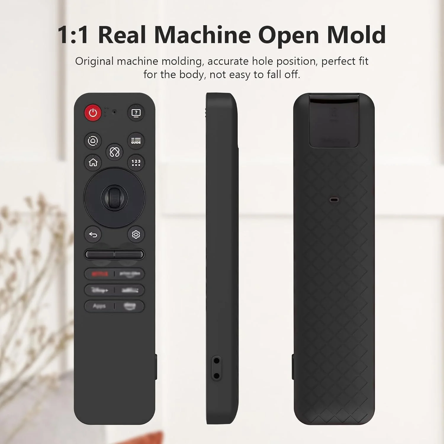 کاور سیلیکونی ریموت کنترل تلویزیون ال جی مدل MR25GA (مشکی)