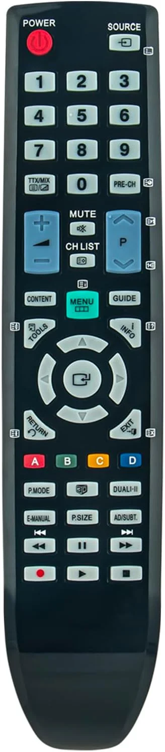 ریموت کنترل جایگزین جدید VINABTY AA59-00483A - ریموت کنترل جایگزین AA5900483A مناسب برای تلویزیون SAMSUNG مدل های PS43D490A1W PS51D490A1W PS51D550C1W PS51D570C2S PS59D550C1W PS59D570C2S ریموت کنترل جایگزین جدید VINABTY AA59-00483A - ریموت کنترل جایگزین AA5900483A مناسب برای تلویزیون SAMSUNG مدل های PS43D490A1W PS51D490A1W PS51D550C1W PS51D570C2S PS59D550C1W PS59D570C2S