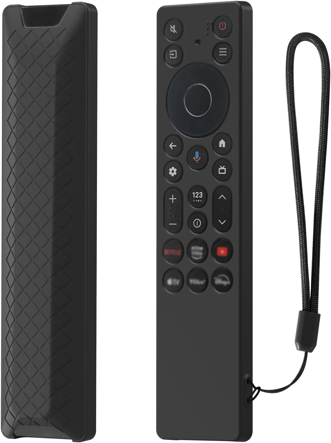 محافظ ریموت USTIYA برای تلویزیون TCL مدل RC923A/RC813A، پوشش محافظ سیلیکونی (مشکی) محافظ ریموت USTIYA برای تلویزیون TCL مدل RC923A/RC813A، پوشش محافظ سیلیکونی (مشکی)