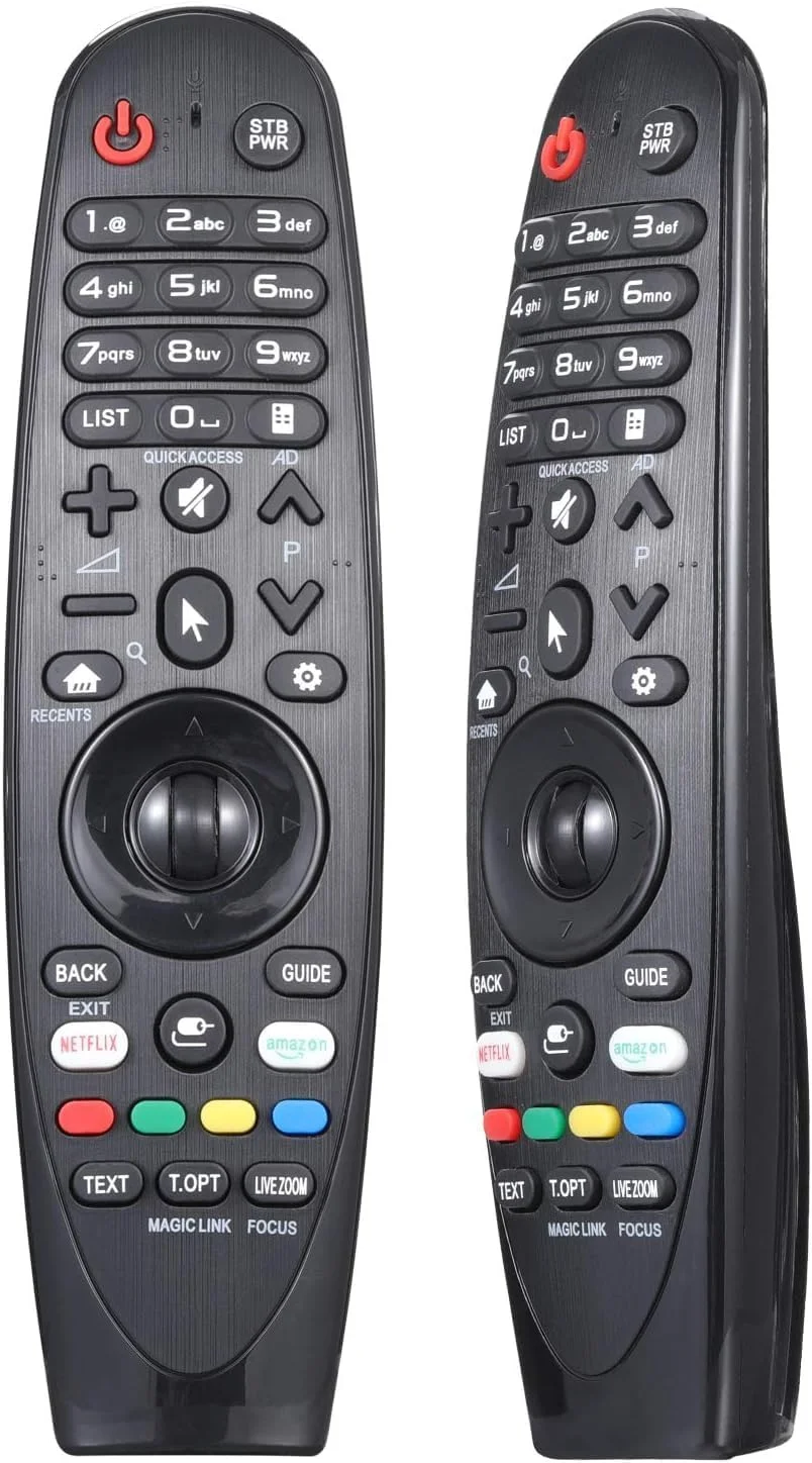 کنترل از راه دور جادویی یونیورسال SmartGrist AN-MR19BA AN-MR18BA AN-MR650 سازگار با تلویزیون های هوشمند ال جی (بدون عملکرد صوتی) کنترل از راه دور جادویی یونیورسال SmartGrist AN-MR19BA AN-MR18BA AN-MR650 سازگار با تلویزیون های هوشمند ال جی (بدون عملکرد صوتی)