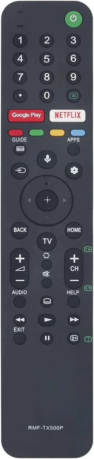 کنترل از راه دور صوتی RMF-TX500P سازگار با تلویزیون های سونی سری A8H، X85G، X95G، X8000، X8500، X9000، X9500، کنترل از راه دور فرعی: RMF-TX510V RMF-TX500T کنترل از راه دور صوتی RMF-TX500P سازگار با تلویزیون های سونی سری A8H، X85G، X95G، X8000، X8500، X9000، X9500، کنترل از راه دور فرعی: RMF-TX510V RMF-TX500T