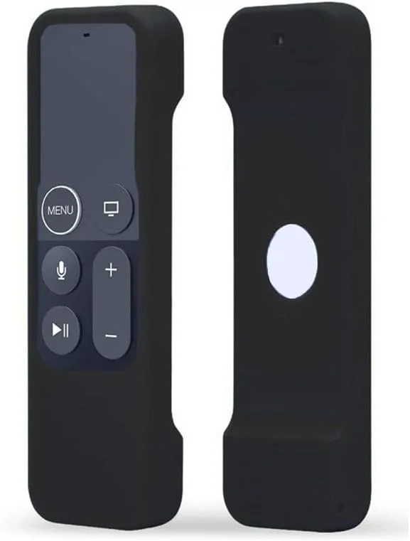 کاور محافظ سیلیکونی ضد آب و ضد گرد و غبار سازگار با ریموت کنترل Apple TV 4 (مشکی)