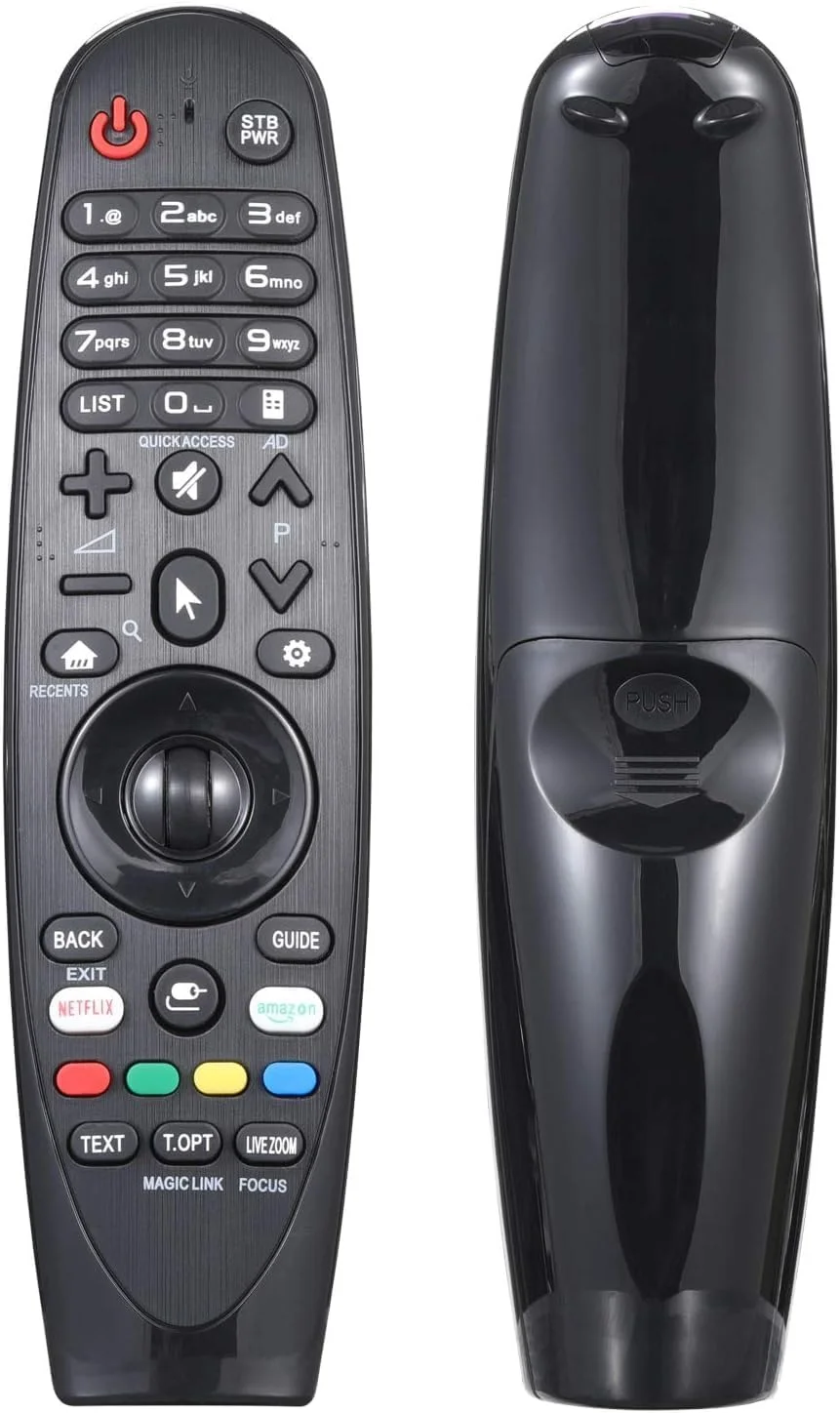 کنترل از راه دور جادویی یونیورسال SmartGrist AN-MR19BA AN-MR18BA AN-MR650 سازگار با تلویزیون های هوشمند ال جی (بدون عملکرد صوتی)