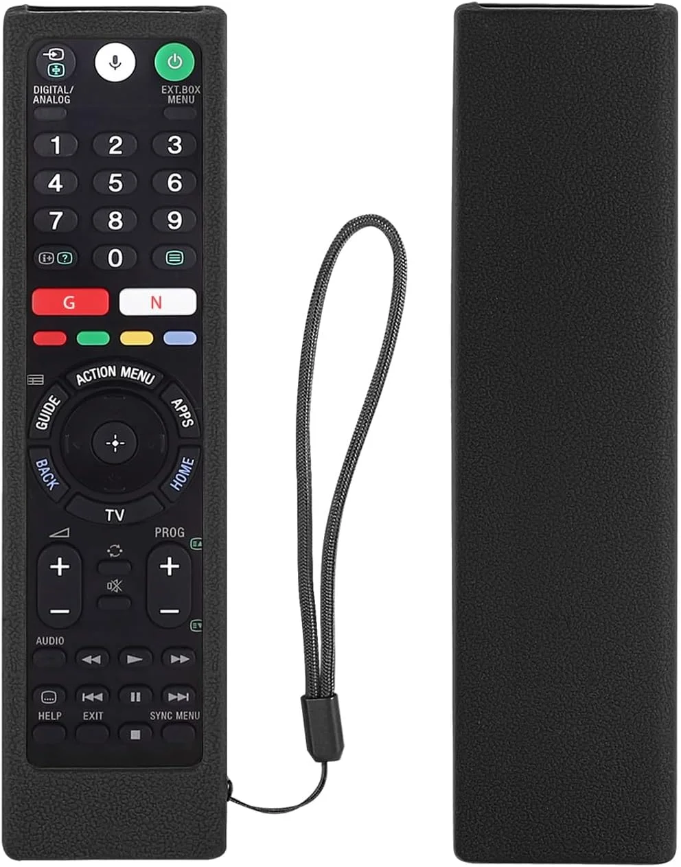 کاور سیلیکونی برای کنترل از راه دور سونی Vocale مدل RMT-TX100D RMF-TX310E RMT-TX300E، کاور محافظ برای کنترل از راه دور Buzz TV XR4000/XRS4000، ضد لغزش، ضد ضربه، قابل شستشو (مشکی) کاور سیلیکونی برای کنترل از راه دور سونی Vocale مدل RMT-TX100D RMF-TX310E RMT-TX300E، کاور محافظ برای کنترل از راه دور Buzz TV XR4000/XRS4000، ضد لغزش، ضد ضربه، قابل شستشو (مشکی)