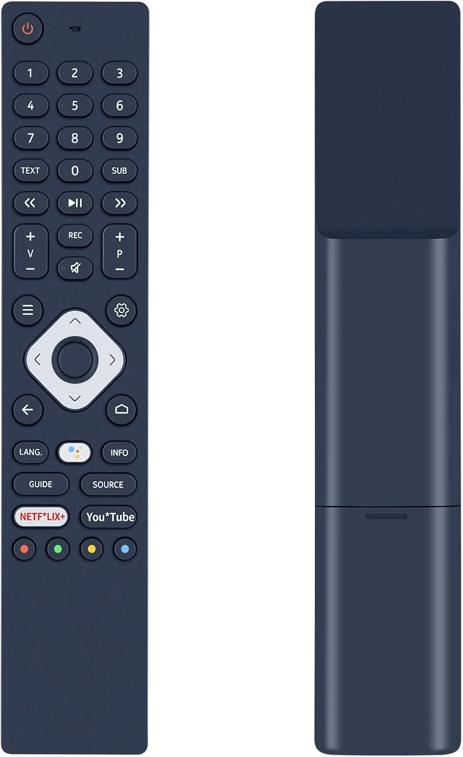 کنترل از راه دور صوتی TCNOUMT سازگار با تلویزیون هوشمند اندروید نوکیا مدل های 5500A 5800A 6500A 7500A