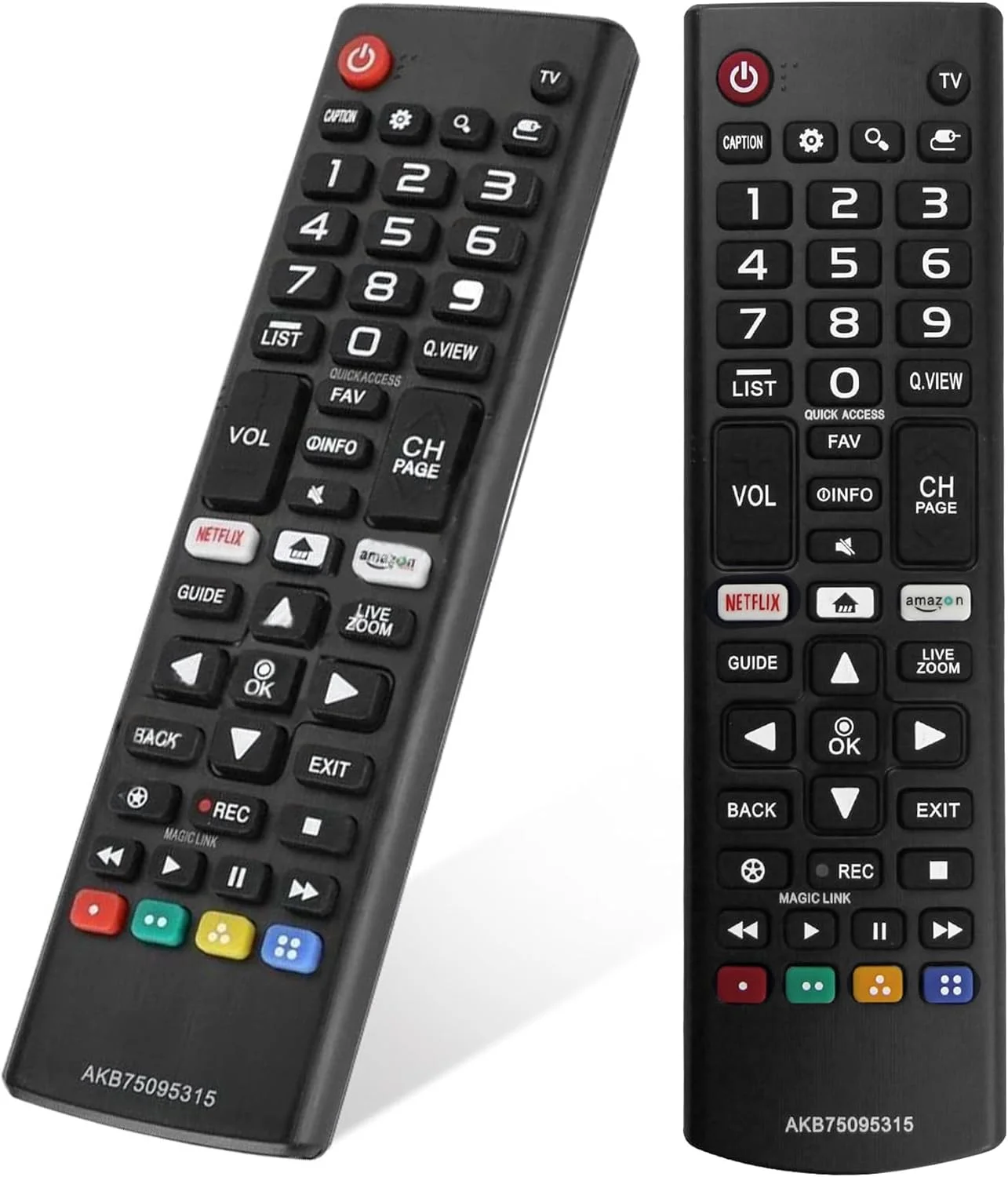 ریموت کنترل تلویزیون SlaBao مدل AKB75095315، سازگار با تلویزیون های هوشمند ال جی LCD LED QLED HD، جایگزین ریموت کنترل یونیورسال برای همه تلویزیون های هوشمند ال جی LED LCD 4K UHD