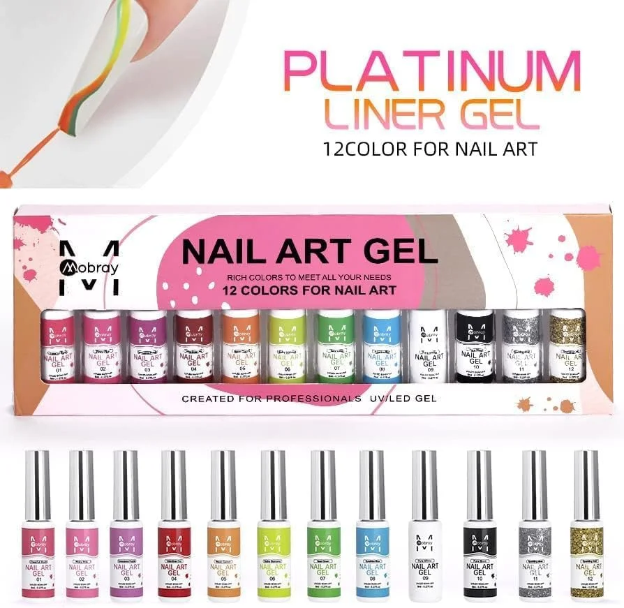 ست لاک ژل نقاشی ۱۲ رنگ OSYA، کیت لاک آستر براق، هنر آستر ژل براق برای هنر آستر حرفه ای DIY لاک چسب ژل آستر، طراحی هنر ناخن، کیت مانیکور DIY سالن ناخن ست لاک ژل نقاشی ۱۲ رنگ OSYA، کیت لاک آستر براق، هنر آستر ژل براق برای هنر آستر حرفه ای DIY لاک چسب ژل آستر، طراحی هنر ناخن، کیت مانیکور DIY سالن ناخن