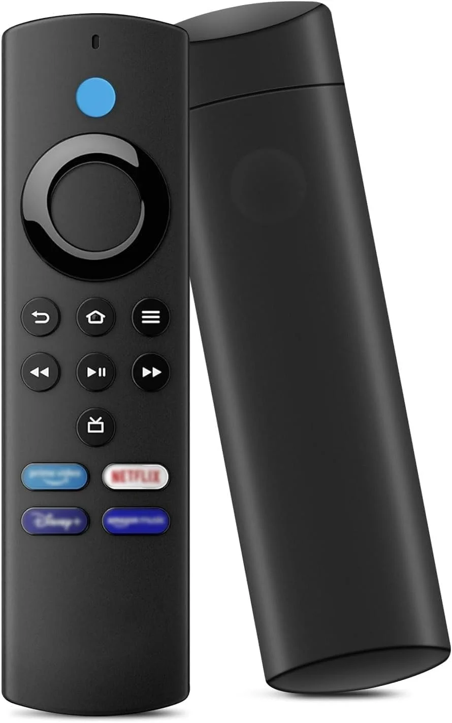 ریموت کنترل صوتی جایگزین Quevati برای AMZ Fire TV Stick (نسل 2، نسل 3، 4K، 4K Max، Lite) برای AMZ Fire-TV Cube (نسل 2، نسل 3) و سازگار با تمام تلویزیون های هوشمند Insignia/Pioneer Fires