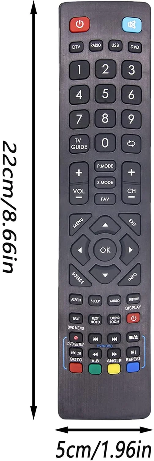 ریموت کنترل جایگزین Riry Blaupunkt برای تلویزیون های یونیورسال Blaupunkt