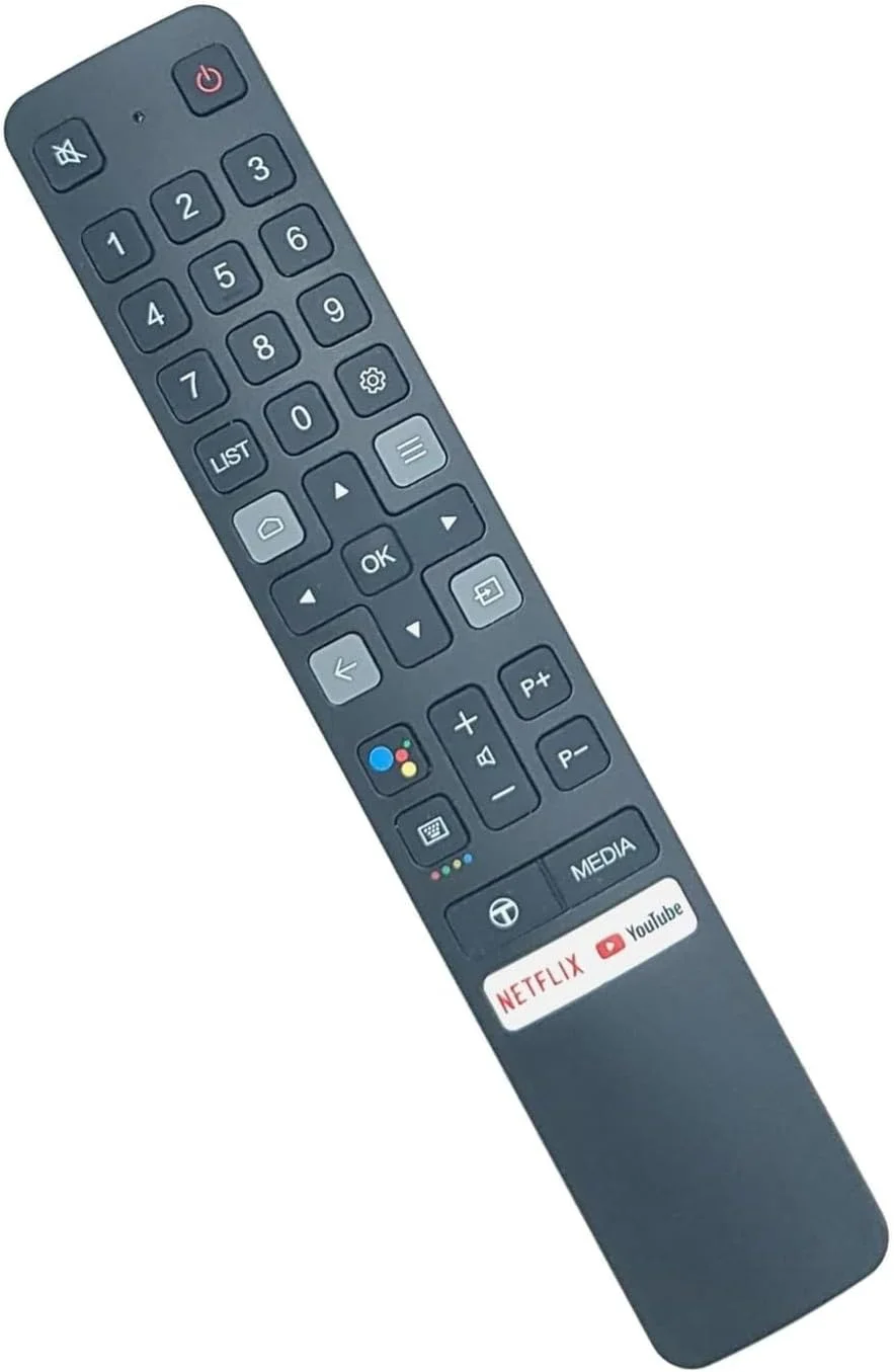 ریموت کنترل صوتی جایگزین برای تلویزیون اندروید TCL - کنترل از راه دور هوشمند جهانی با جستجوی صوتی - سازگار با مدل های تلویزیون اندروید TCL - جفت سازی و راه اندازی آسان - دستورات صوتی بدون نیاز به دست