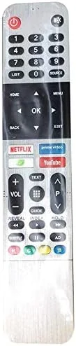 ریموت کنترل تلویزیون Biigtrii 539C-268920-W010 جایگزین برای تلویزیون هوشمند Skyworth مدل های 43UB5500 43UB5550 43UB5560 50UB5500 50UB5550 50UB5560 55UB5500 55UB5550