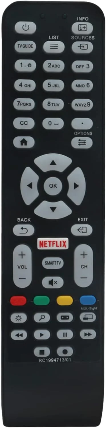 ریموت کنترل جایگزین Beyution RC1994713/01 مناسب برای تلویزیون های AOC مدل LE32D3350 LE50D3350 LE32S5970 LE43S5970 LE49S5970 LE40D3350 55LE55U7970