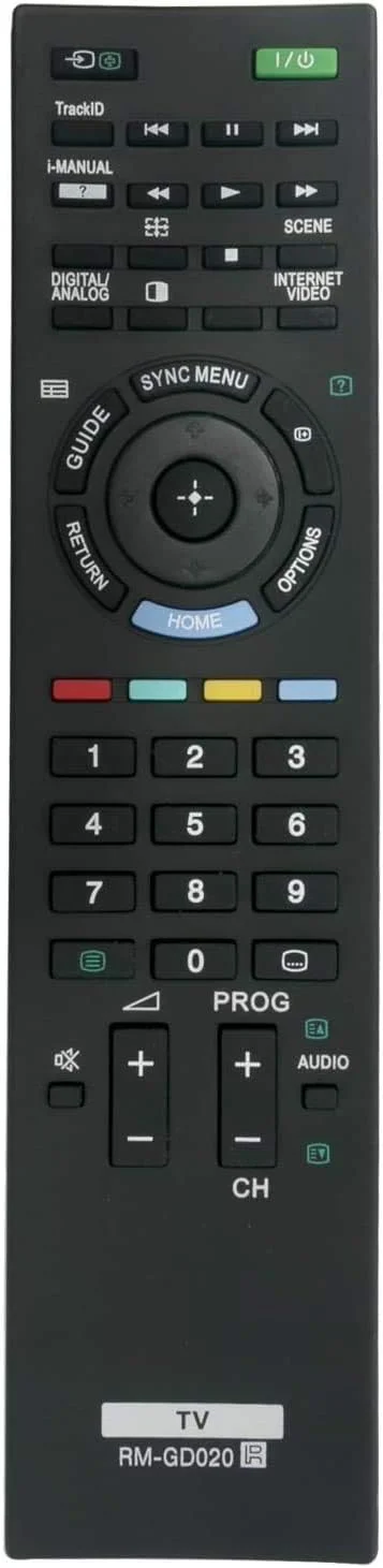 ریموت کنترل جدید RM-GD020 مناسب برای تلویزیون دیجیتال ال سی دی سونی مدل های KDL-55EX720 KDL-46EX720 KDL-40EX720 KDL-40EX520 KDL-40CX520 KDL-32EX720 KDL-32EX520 KDL-32CX520 KDL-26EX420 KDL-22EX420 KDL-22CX520 KDL-60EX720