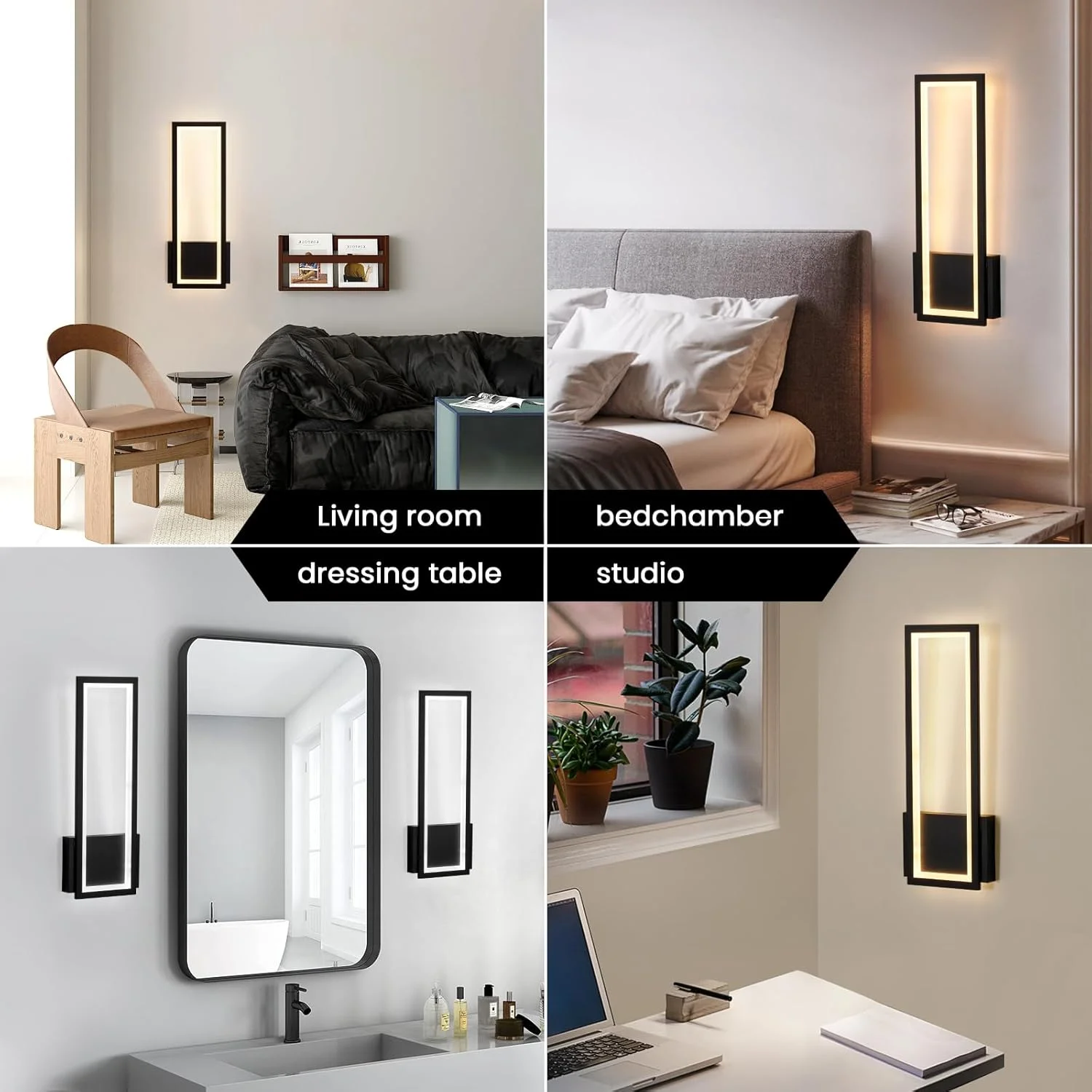 چراغ دیواری ال ای دی مدرن YT YATAI LIGHTING برای اتاق خواب و نشیمن، چراغ های دیواری تزئینی، چراغ دیواری داخلی کنار تخت با قابلیت تنظیم 3 دمای رنگ چراغ دیواری ال ای دی مدرن YT YATAI LIGHTING برای اتاق خواب و نشیمن، چراغ های دیواری تزئینی، چراغ دیواری داخلی کنار تخت با قابلیت تنظیم 3 دمای رنگ