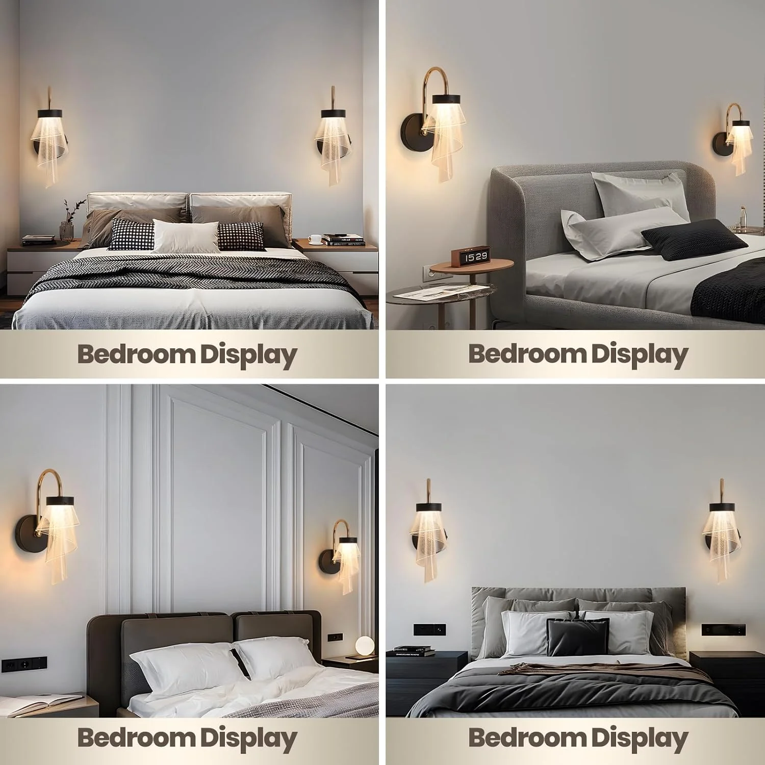 چراغ دیواری ال ای دی مشکی YATAI LIGHTING، چراغ دیواری مدرن سیم کشی شده، چراغ دیواری دکوری کنار تخت، چراغ دیواری برای اتاق نشیمن، اتاق خواب، راهرو، 6 وات (مشکی-طلایی) چراغ دیواری ال ای دی مشکی YATAI LIGHTING، چراغ دیواری مدرن سیم کشی شده، چراغ دیواری دکوری کنار تخت، چراغ دیواری برای اتاق نشیمن، اتاق خواب، راهرو، 6 وات (مشکی-طلایی)