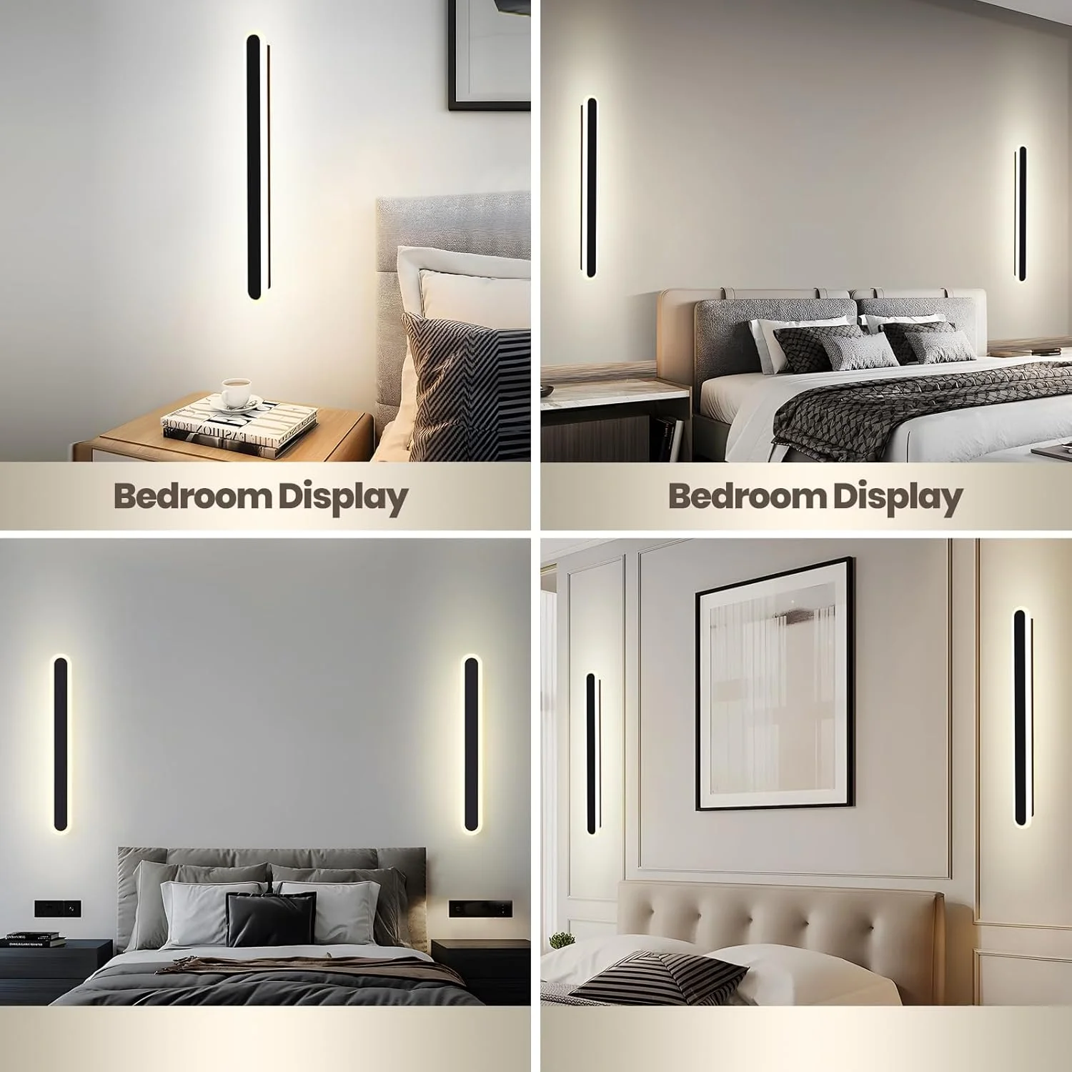 چراغ دیواری LED نواری بلند YT YATAI LIGHTING، چراغ دیواری مدرن و دیمر شونده داخلی، چراغ های دیواری قابل تنظیم 3 رنگ، مناسب برای اتاق خواب، اتاق نشیمن، راه پله هتل (مشکی، 40 سانتی متر 23 وات) (40 سانتی متر) چراغ دیواری LED نواری بلند YT YATAI LIGHTING، چراغ دیواری مدرن و دیمر شونده داخلی، چراغ های دیواری قابل تنظیم 3 رنگ، مناسب برای اتاق خواب، اتاق نشیمن، راه پله هتل (مشکی، 40 سانتی متر 23 وات) (40 سانتی متر)
