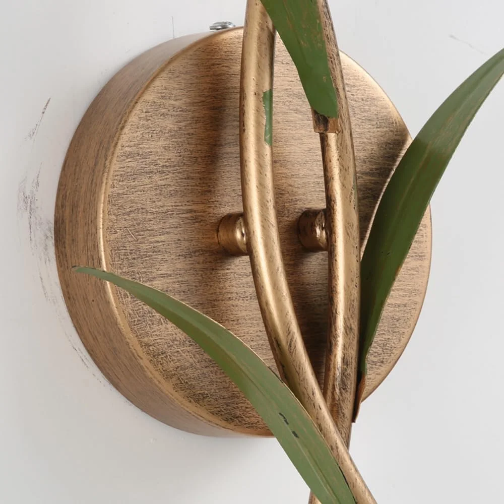 چراغ دیواری گل شیشه ای شیری سفید، چراغ راهروی قدیمی، چراغ سینک آشپزخانه، چراغ دوگانه دیواری روشویی حمام، چراغ دیواری آنتیک خانه روستایی برای اتاق خواب، اتاق نشیمن / 1 چراغ