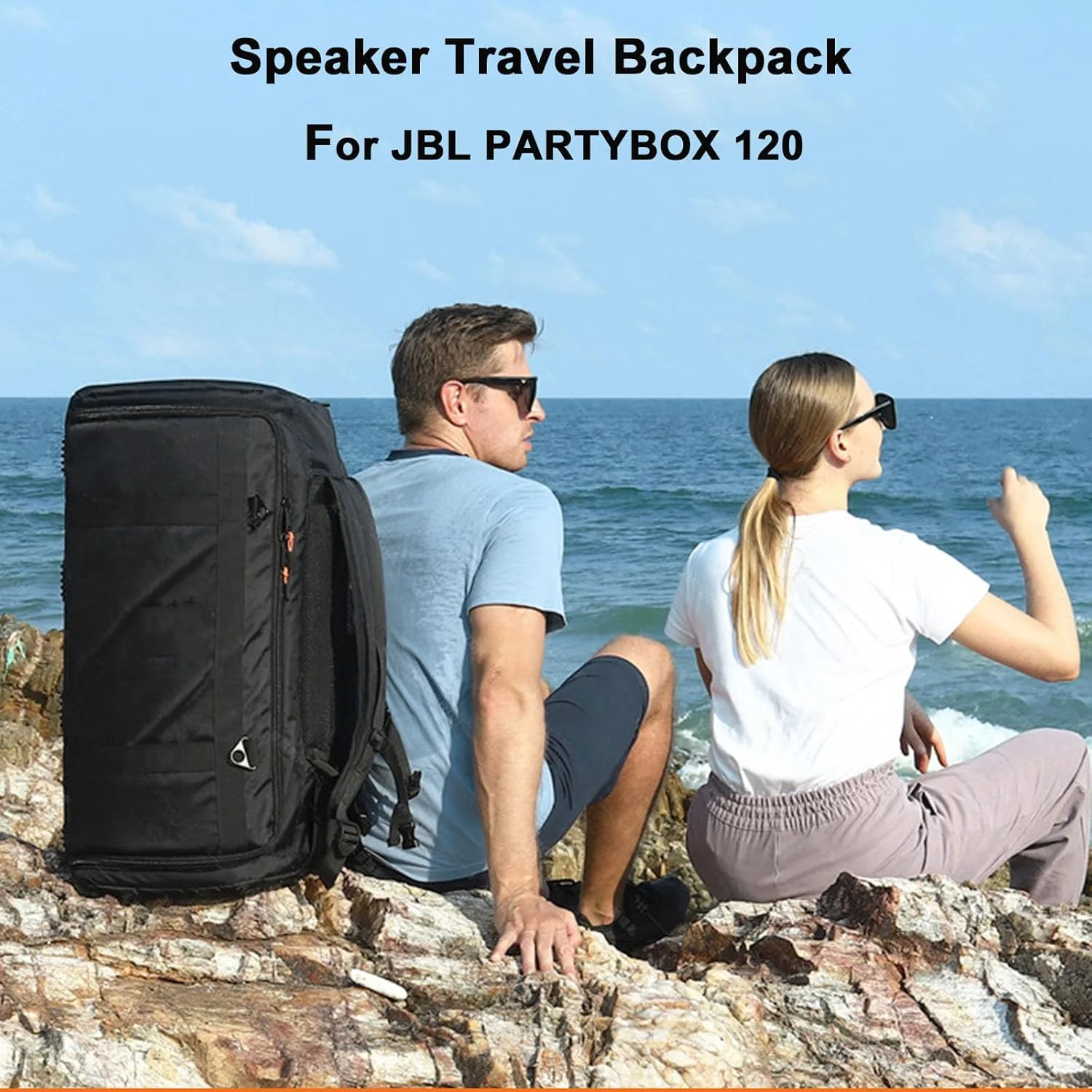 کیف حمل بلندگو EUGOOCX، کوله پشتی مسافرتی برای JBL PARTYBOX 120، بلندگوی قابل حمل، کیف نگهداری، کیف حمل برای بلندگوهای فضای باز، لوازم جانبی، مشکی کیف حمل بلندگو EUGOOCX، کوله پشتی مسافرتی برای JBL PARTYBOX 120، بلندگوی قابل حمل، کیف نگهداری، کیف حمل برای بلندگوهای فضای باز، لوازم جانبی، مشکی