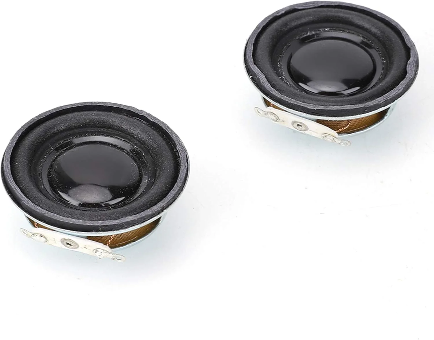 بلندگوی مینی آمپلی فایر Eujgoov، 2 عدد، شیپور بلندگو 4 سانتی متری، بلندگوی 4Ω 3W، جایگزینی بلندگوی سیم پیچ متحرک برای استریو صوتی