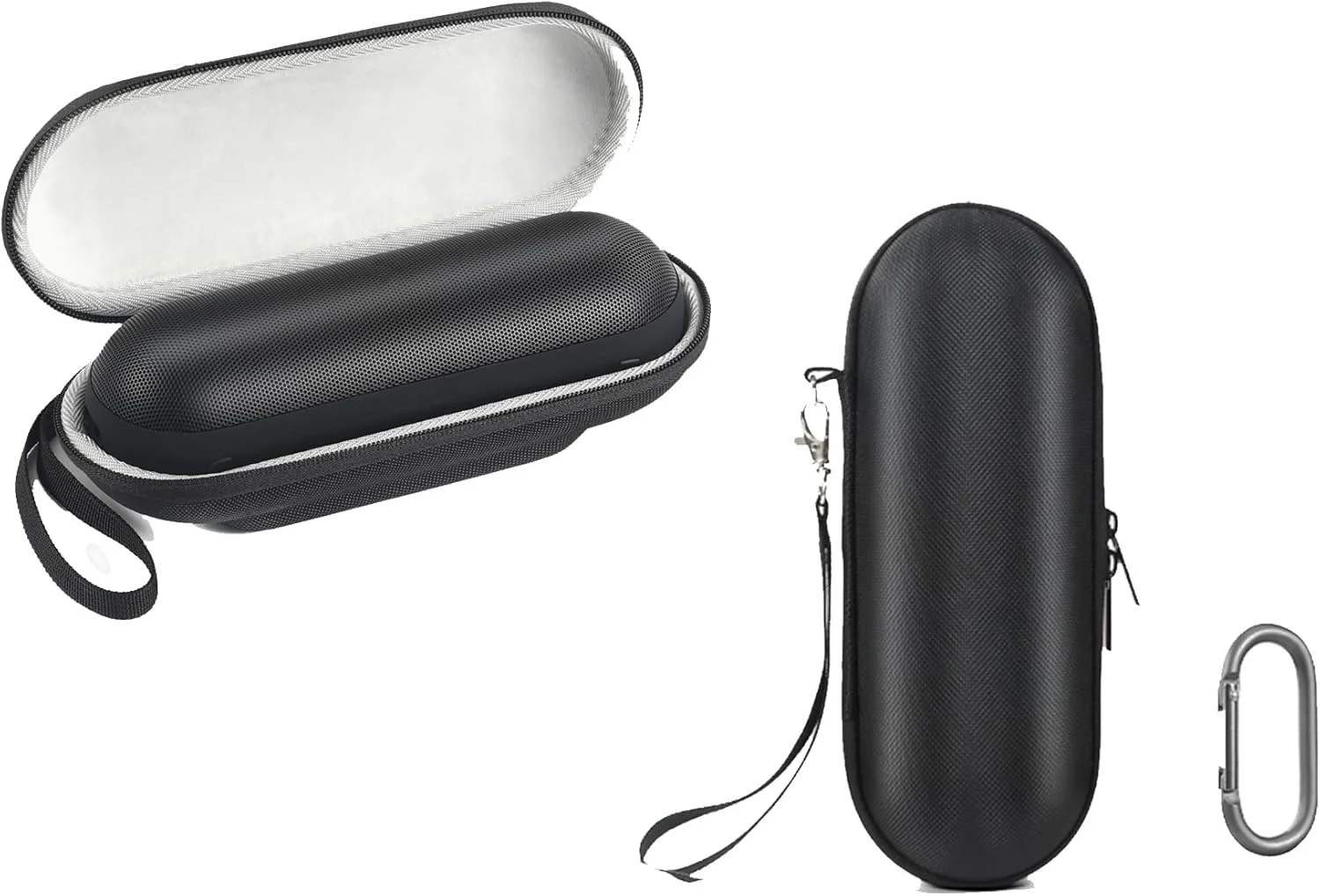 کیف حمل اسپیکر ZLiT برای Beats Pill، کیف حمل سخت مسافرتی برای کیف محافظ اسپیکر Beats Pill (مشکی)