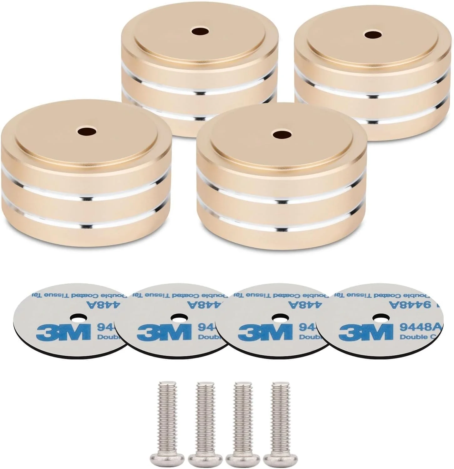 پایه های جدا کننده بلندگو فروشگاه سفید، 4 عددی، پایه های جدا کننده صفحه گرامافون 1.5*0.7، پد جایگزین جدا کننده صفحه گرامافون با حلقه لاستیکی ضد لغزش/چسب 3M/پیچ M4 برای بلندگوها، ساب ووفرها، آمپلی فایر پایه های جدا کننده بلندگو فروشگاه سفید، 4 عددی، پایه های جدا کننده صفحه گرامافون 1.5*0.7، پد جایگزین جدا کننده صفحه گرامافون با حلقه لاستیکی ضد لغزش/چسب 3M/پیچ M4 برای بلندگوها، ساب ووفرها، آمپلی فایر