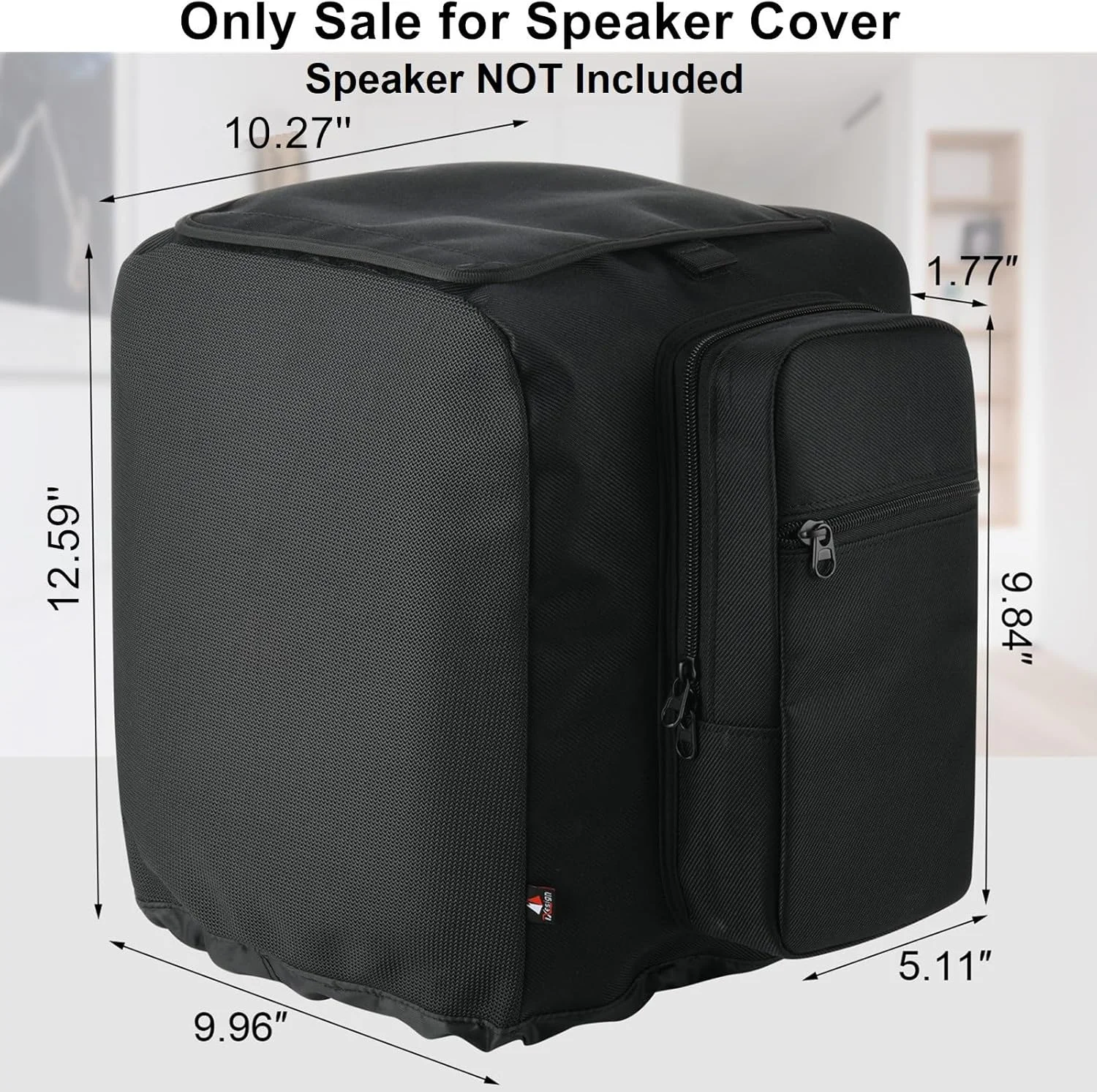 کیف محافظ بلندگو TXEsign برای بلندگوی مهمانی قابل حمل JBL PartyBox Encore Essential، کیف جایگزین بلندگو با کیف نگهداری میکروفون جانبی برای میکروفون ها و لوازم جانبی کابل