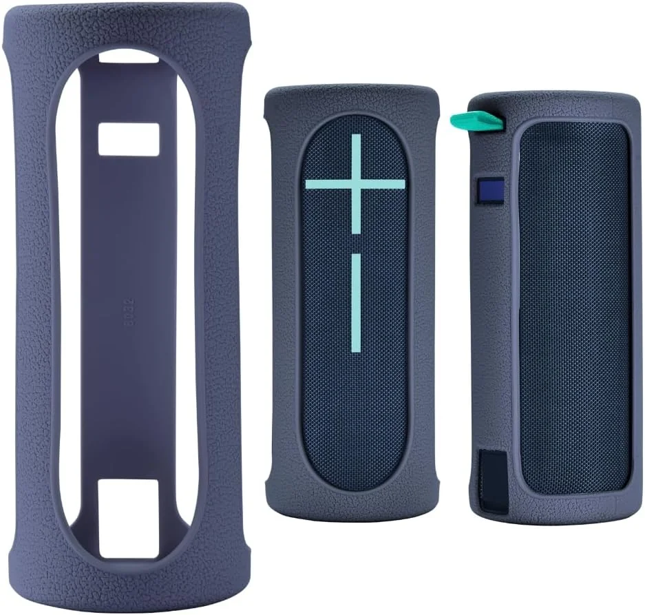 کاور سیلیکونی ضد آب بلندگو با آستین برای بلندگوهای Ears BOOM 4 به همراه کیف حمل و کارابین