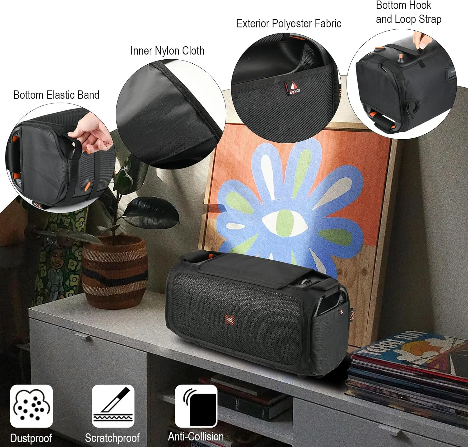 کاور محافظ بلندگو TXEsign برای JBL PartyBox On-The-Go و JBL PartyBox On-The-Go Essential، کاور توری محافظ بلندگو، کاور جایگزین بلندگو کاور محافظ بلندگو TXEsign برای JBL PartyBox On-The-Go و JBL PartyBox On-The-Go Essential، کاور توری محافظ بلندگو، کاور جایگزین بلندگو