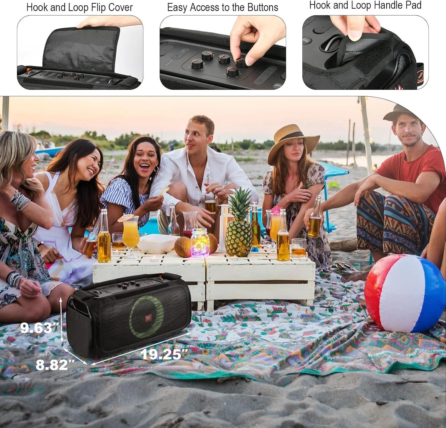 کاور محافظ بلندگو TXEsign برای JBL PartyBox On-The-Go و JBL PartyBox On-The-Go Essential، کاور توری محافظ بلندگو، کاور جایگزین بلندگو کاور محافظ بلندگو TXEsign برای JBL PartyBox On-The-Go و JBL PartyBox On-The-Go Essential، کاور توری محافظ بلندگو، کاور جایگزین بلندگو