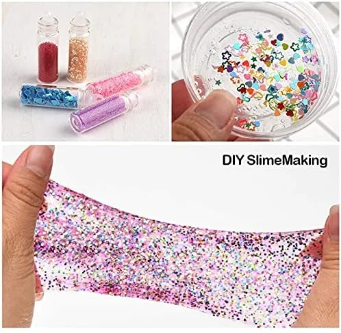 Belicia Nail Glitter, 48 Boxes Nail Art Supplies Kit, 3D Nail Art Decoration Glitter Powder, Body Makeup, Confetti DIY Design Accessories Belicia Nail Glitter, 48 Boxes Nail Art Supplies Kit, 3D Nail Art Decoration Glitter Powder, Body Makeup, Confetti DIY Design Accessories