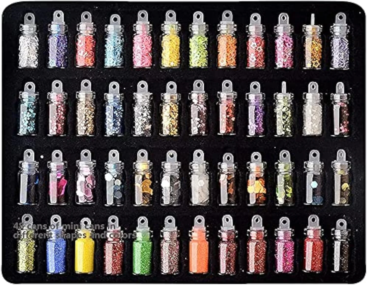 مجموعه 48 رنگ بلicia با اشکال مختلف پولک ناخن پودر اکلیلی هولوگرافی اکلیل درشت برای طراحی ناخن، صورت، بدن، چشم، مو، جشنواره، ستاره ها، شش ضلعی، پولک آینه ای شکل، کیت تزئینات DIY مجموعه 48 رنگ بلicia با اشکال مختلف پولک ناخن پودر اکلیلی هولوگرافی اکلیل درشت برای طراحی ناخن، صورت، بدن، چشم، مو، جشنواره، ستاره ها، شش ضلعی، پولک آینه ای شکل، کیت تزئینات DIY