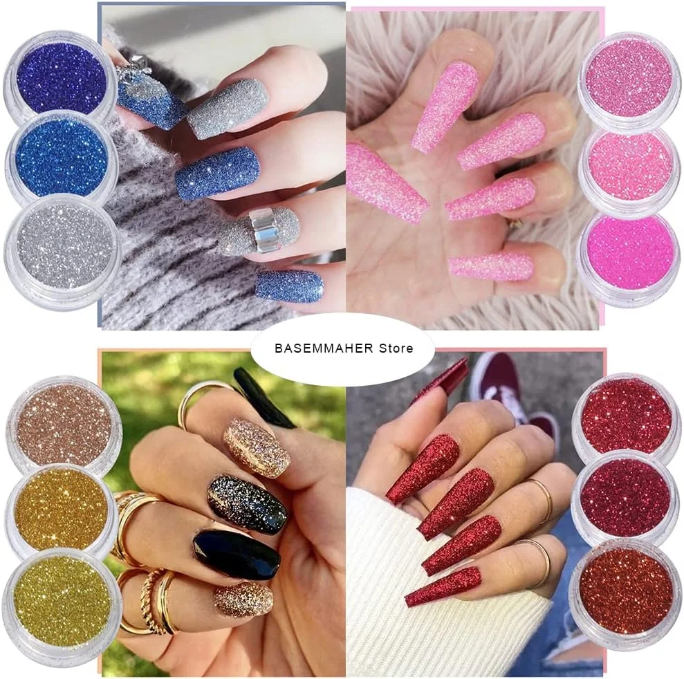 پودر اکلیل ناخن هولوگرافیک BASEMMAHER، ۴۵ شیشه پودر لوازم آرایشی فوق العاده ظریف هولو لیزری برای لیوان، اکلیل هنری و صنایع دستی، اکلیل رنگین کمانی برای بدن، ناخن، صورت، مو، سایه چشم و آرایش پودر اکلیل ناخن هولوگرافیک BASEMMAHER، ۴۵ شیشه پودر لوازم آرایشی فوق العاده ظریف هولو لیزری برای لیوان، اکلیل هنری و صنایع دستی، اکلیل رنگین کمانی برای بدن، ناخن، صورت، مو، سایه چشم و آرایش